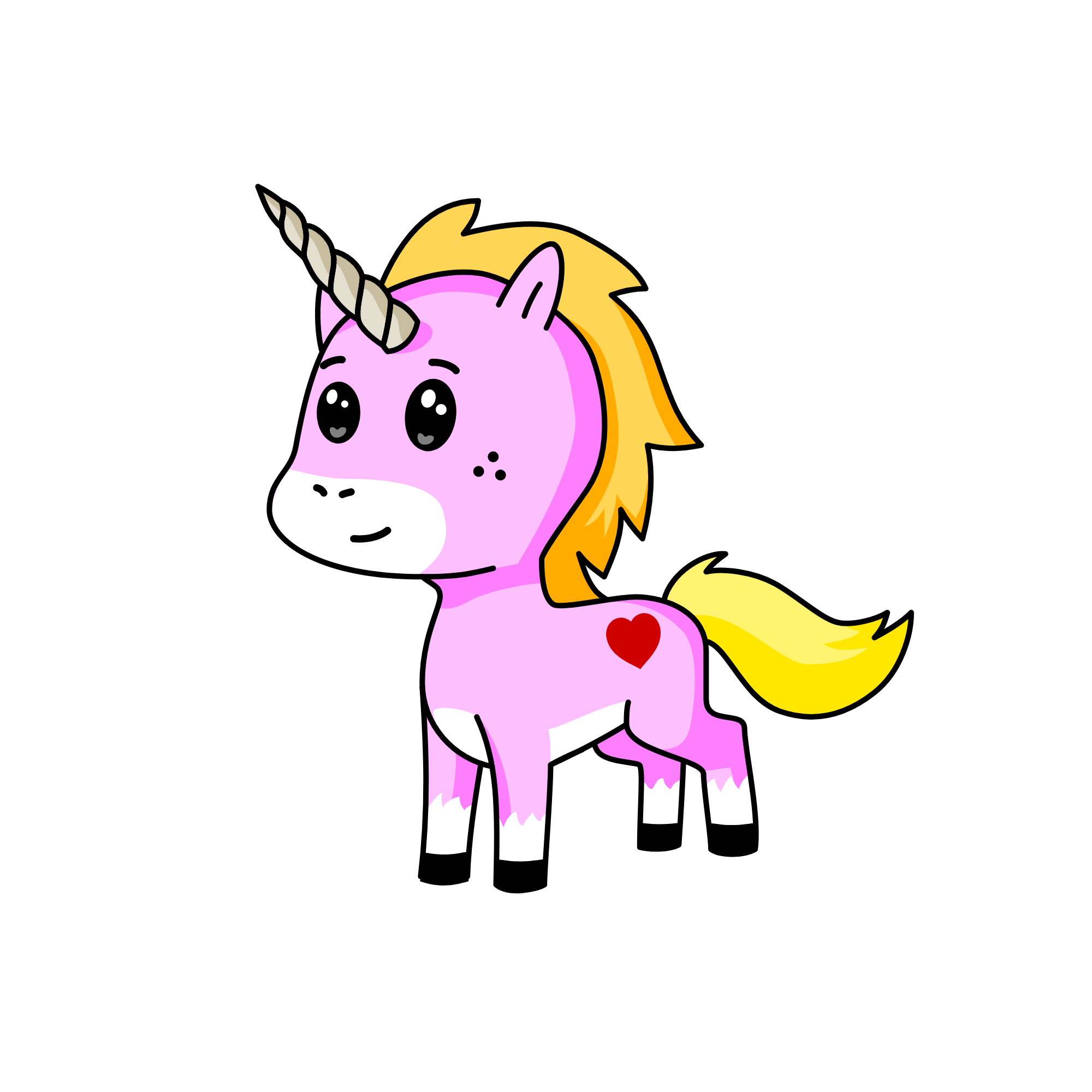 Next, the unicorn