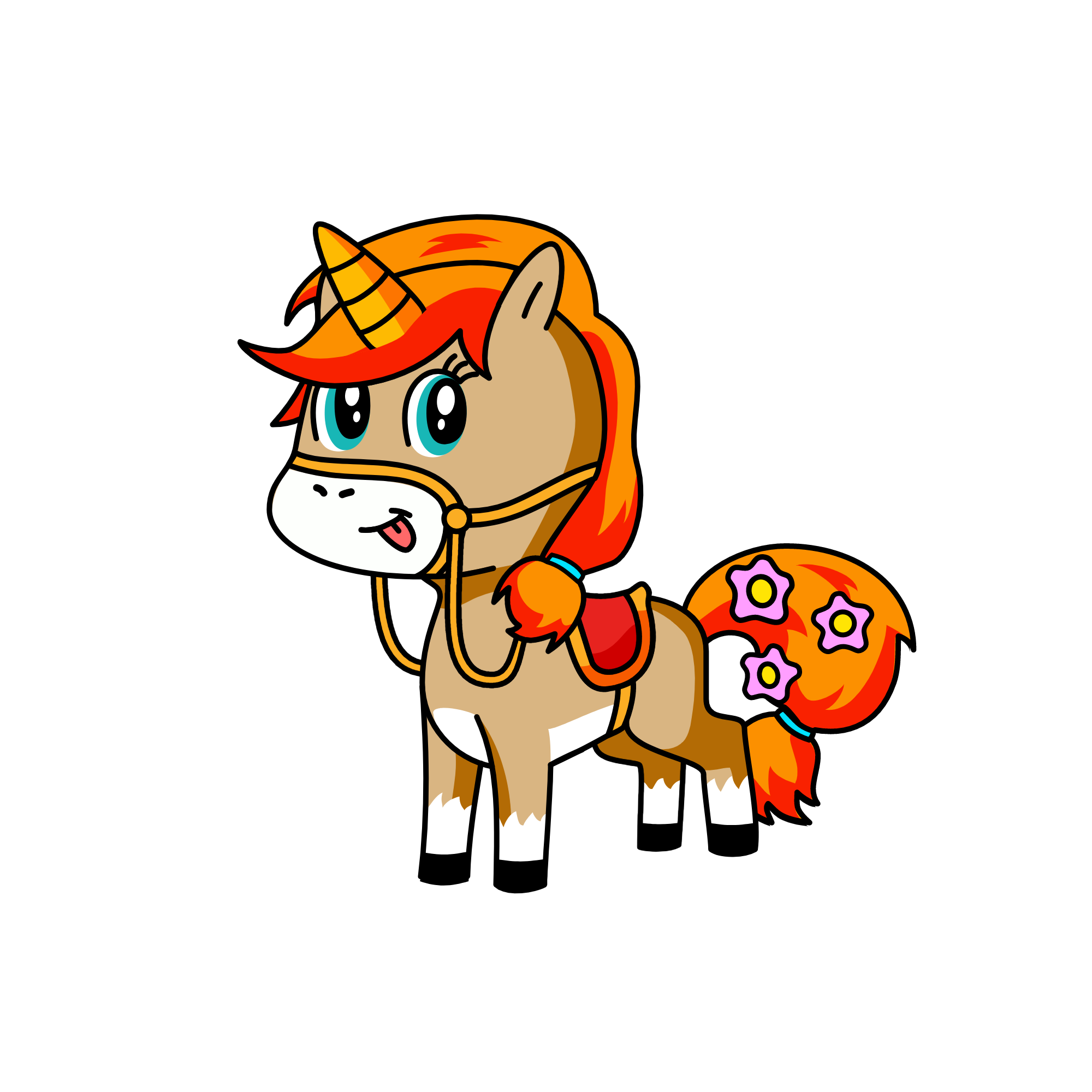 Amber, the unicorn