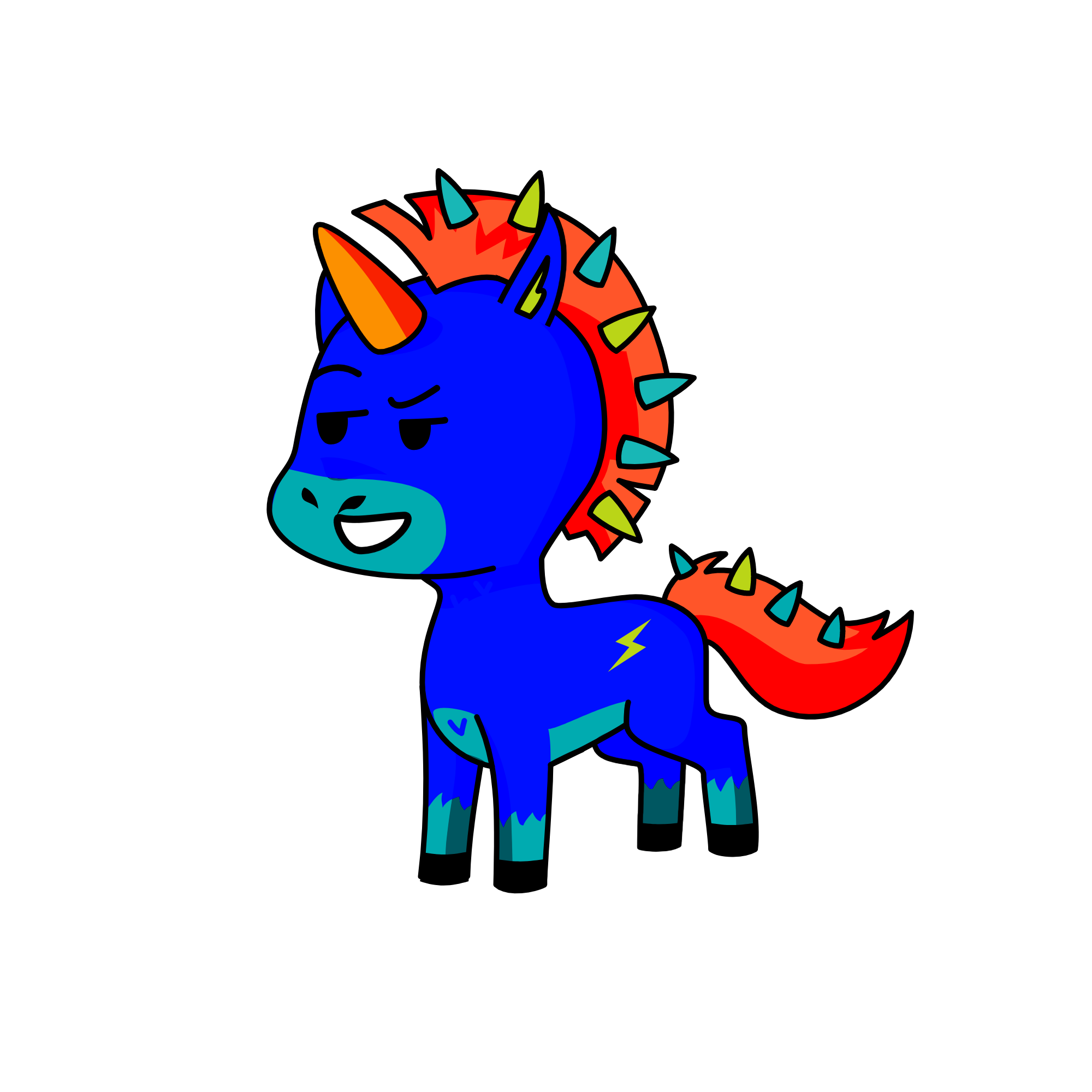 darkie, the unicorn