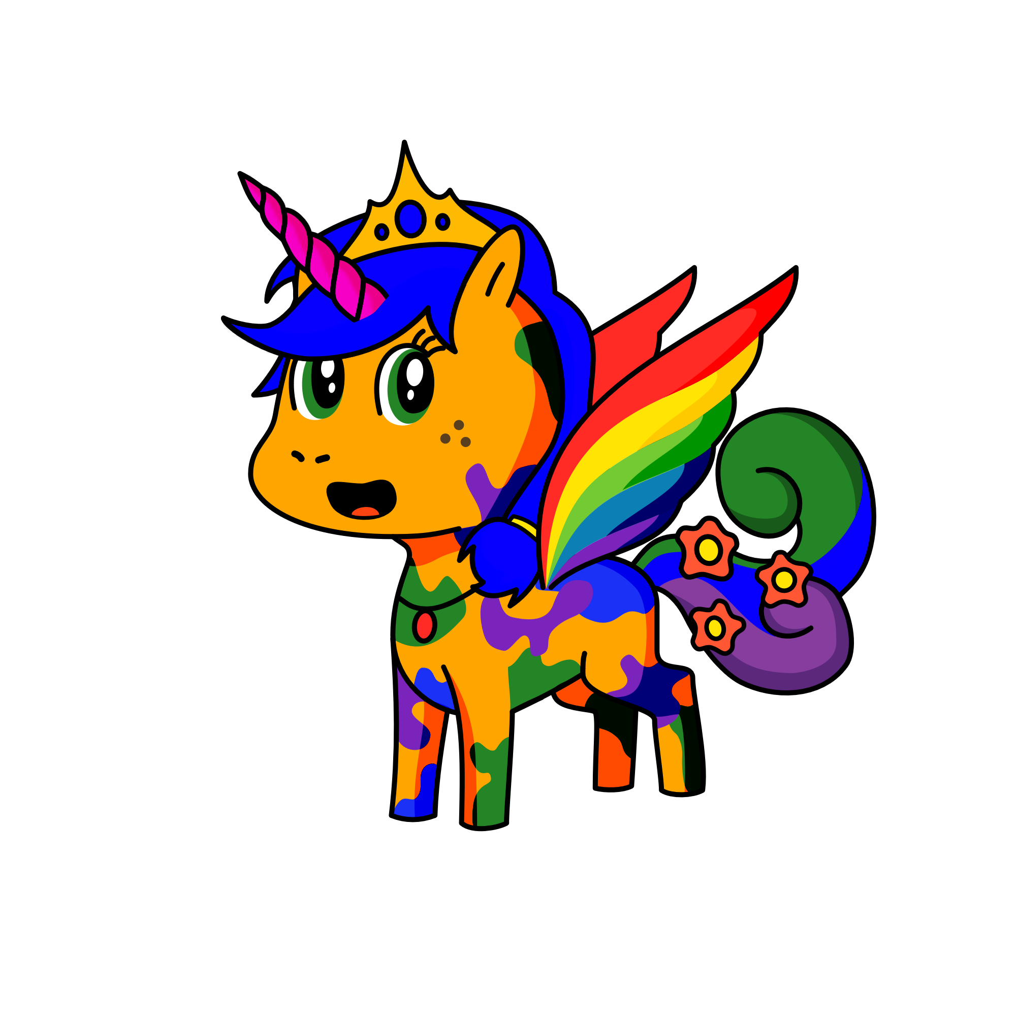 Viola, the unicorn