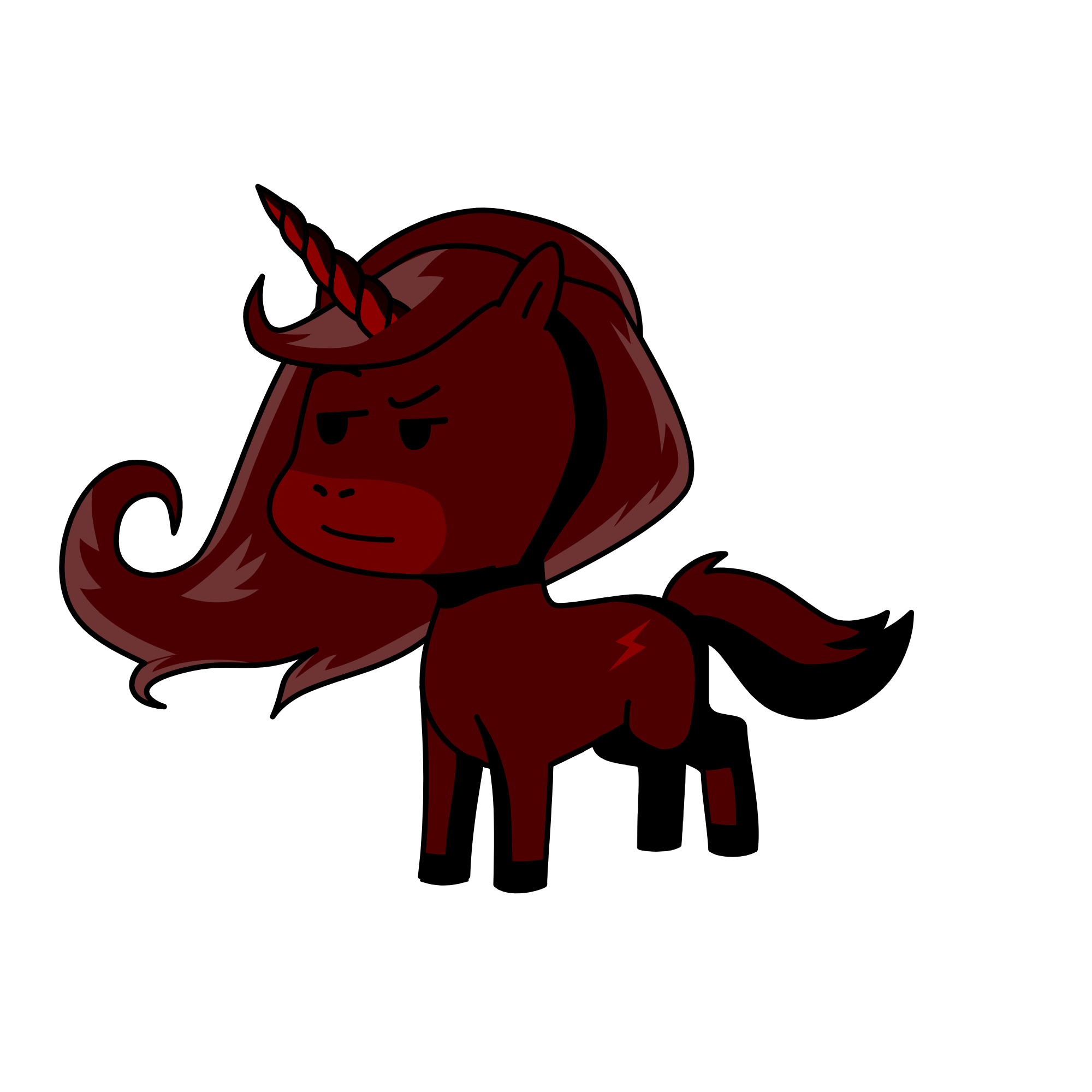 RED, the unicorn