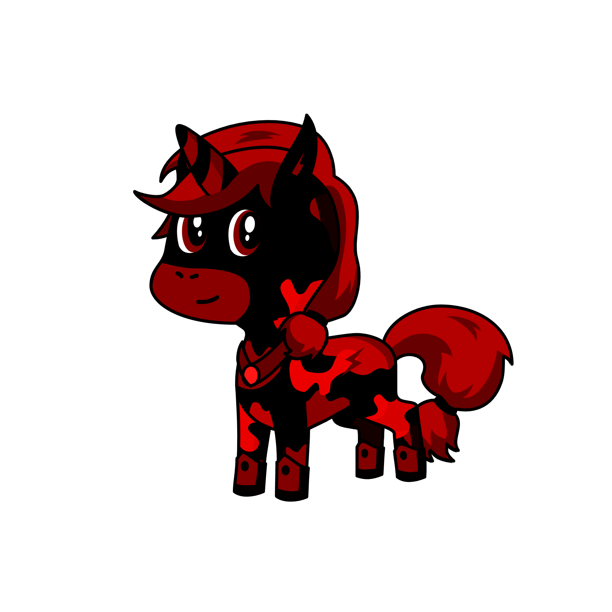 Dark Night, the unicorn