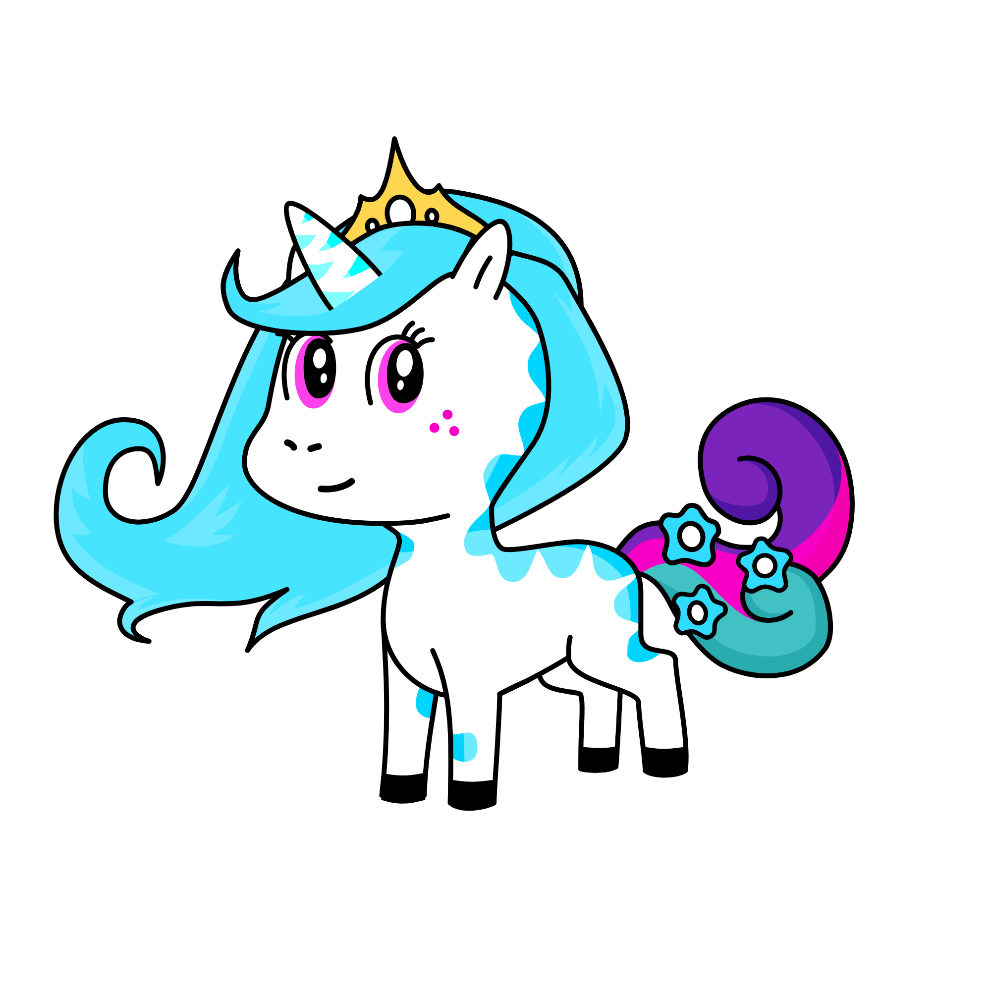 Icy bella, the unicorn