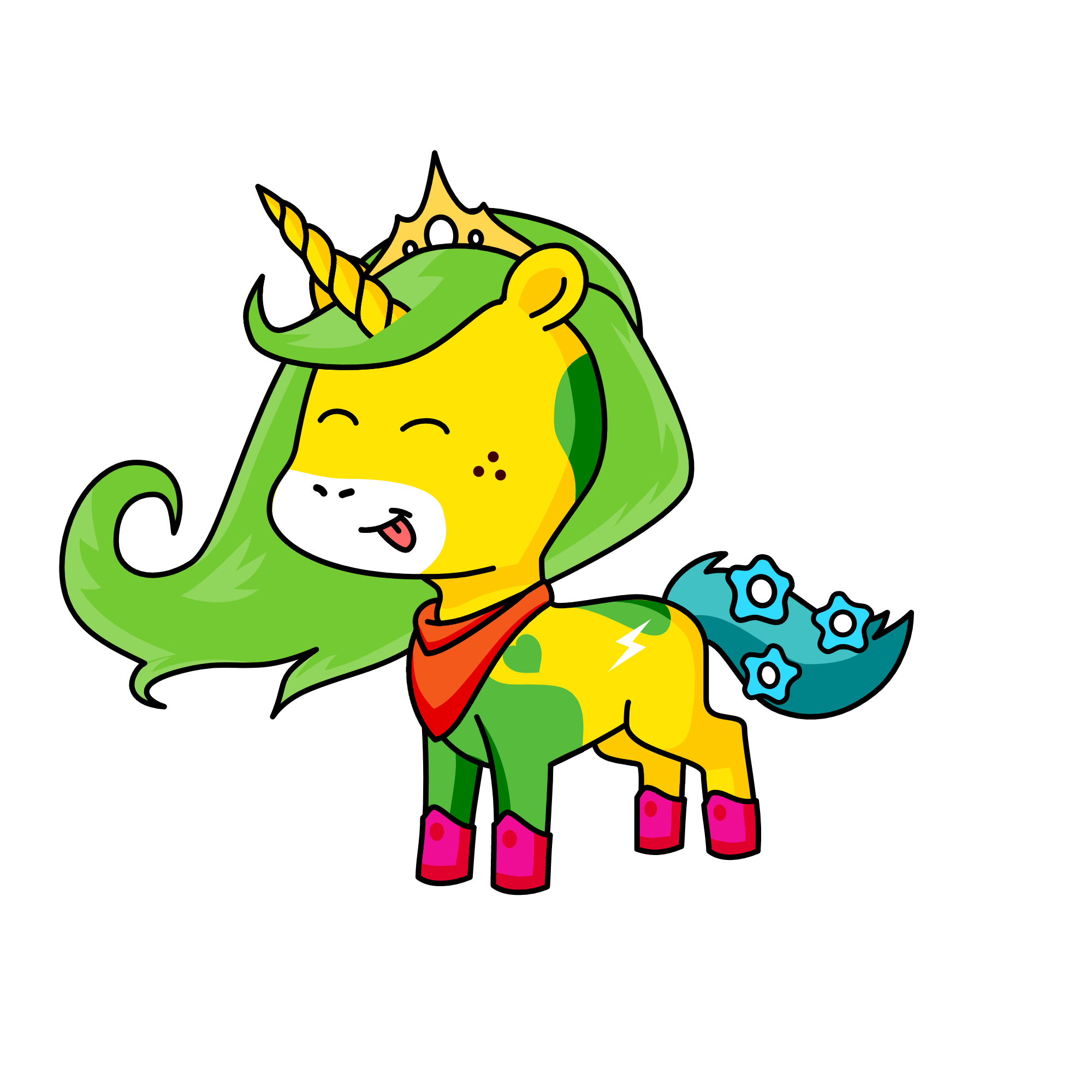 greena, the unicorn