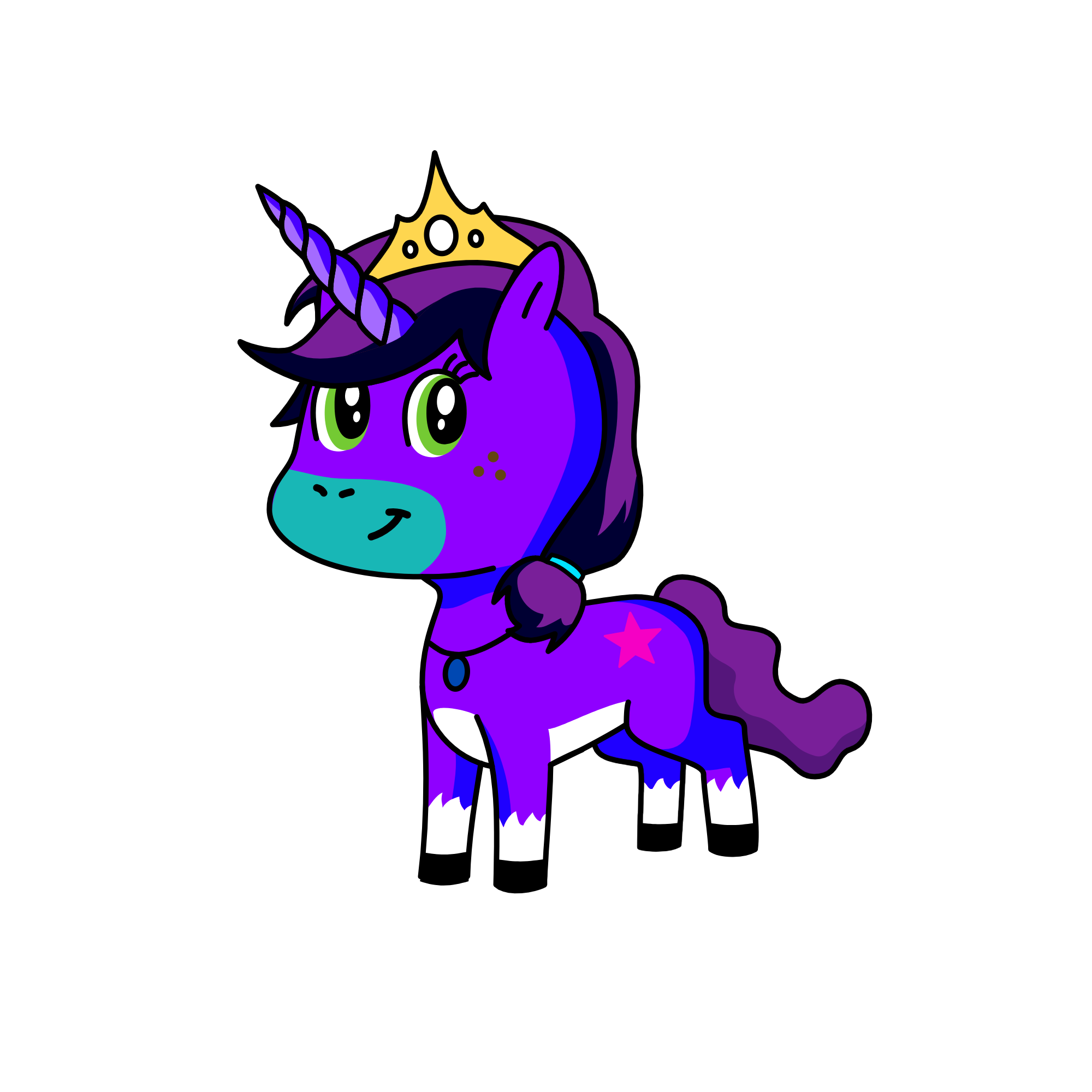 Mal Bertha, the unicorn