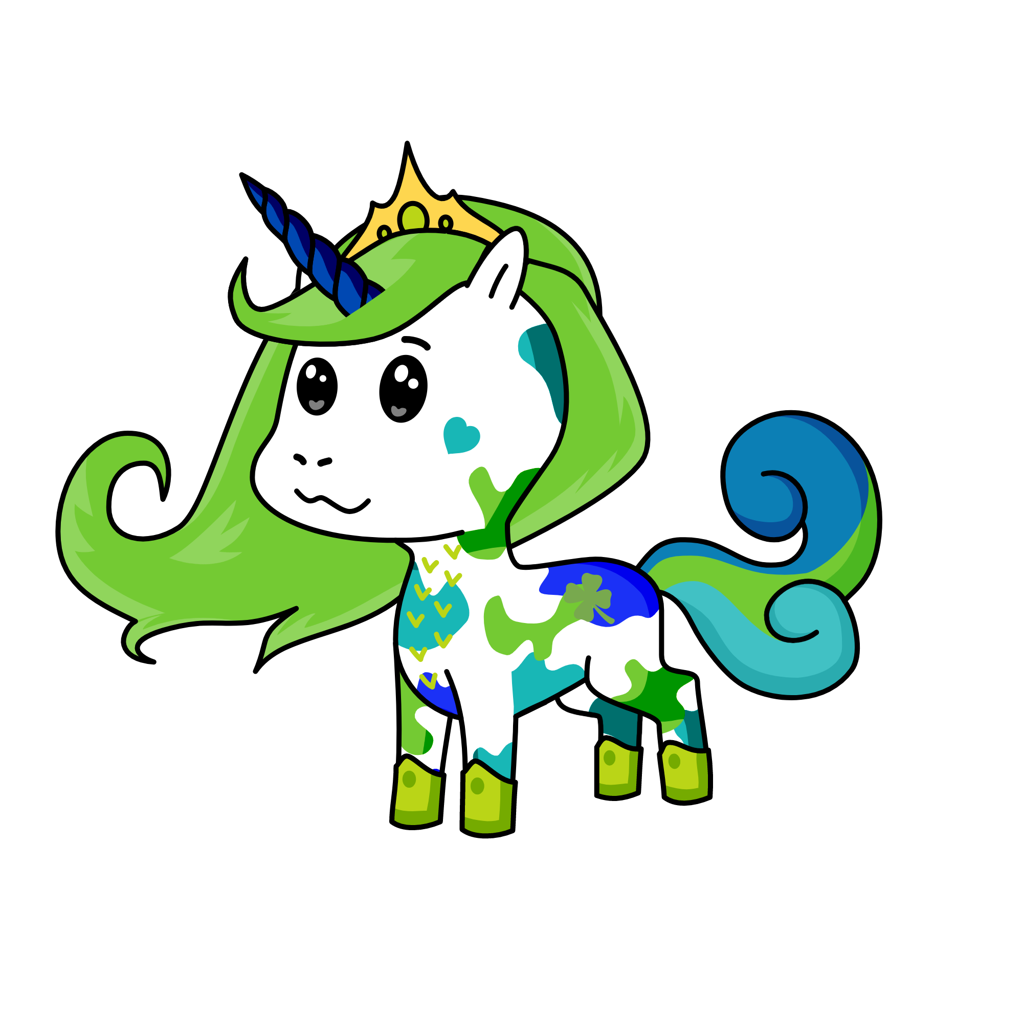 princess lucky a lot, the unicorn