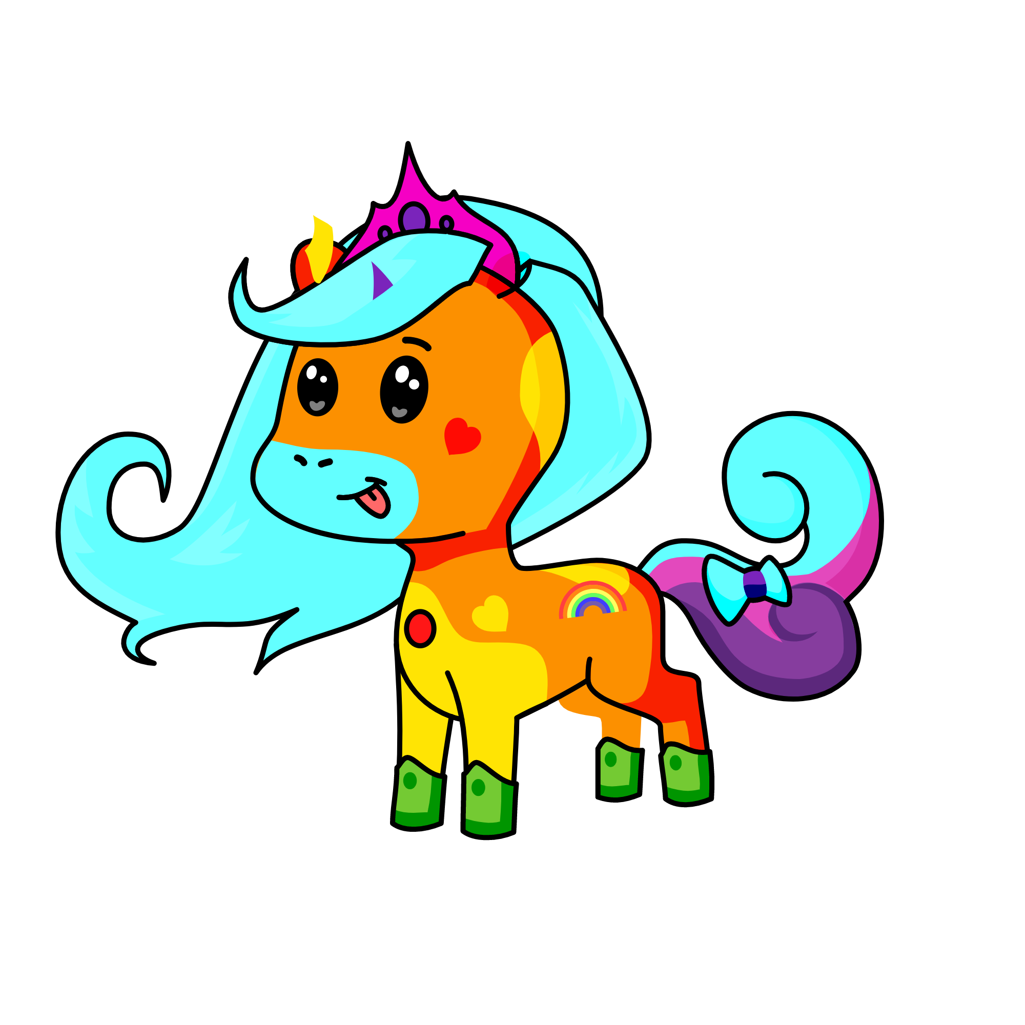Cute Unicorn Baby, the unicorn