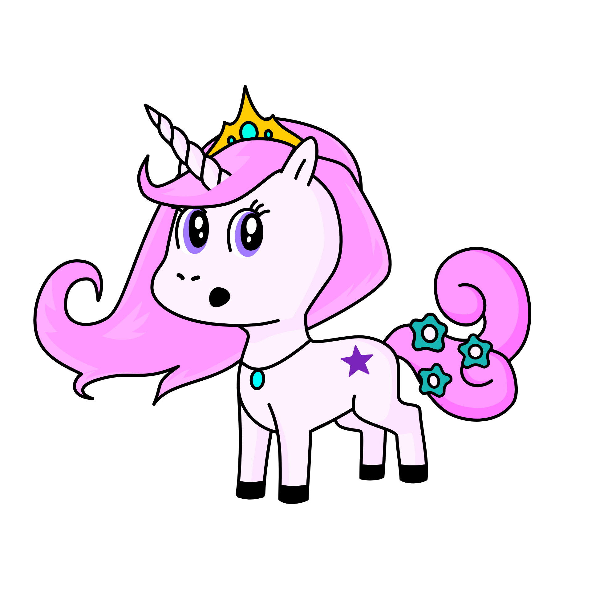 Fleur De Lis, the unicorn