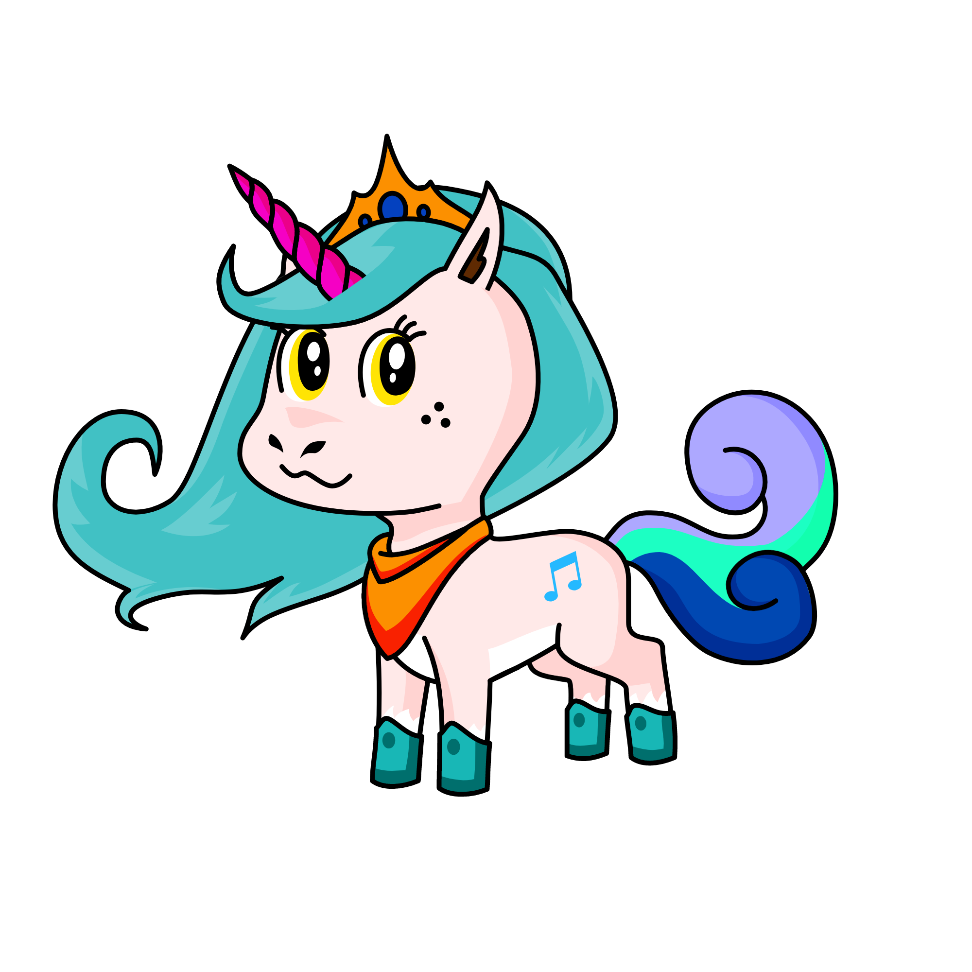 winter, the unicorn