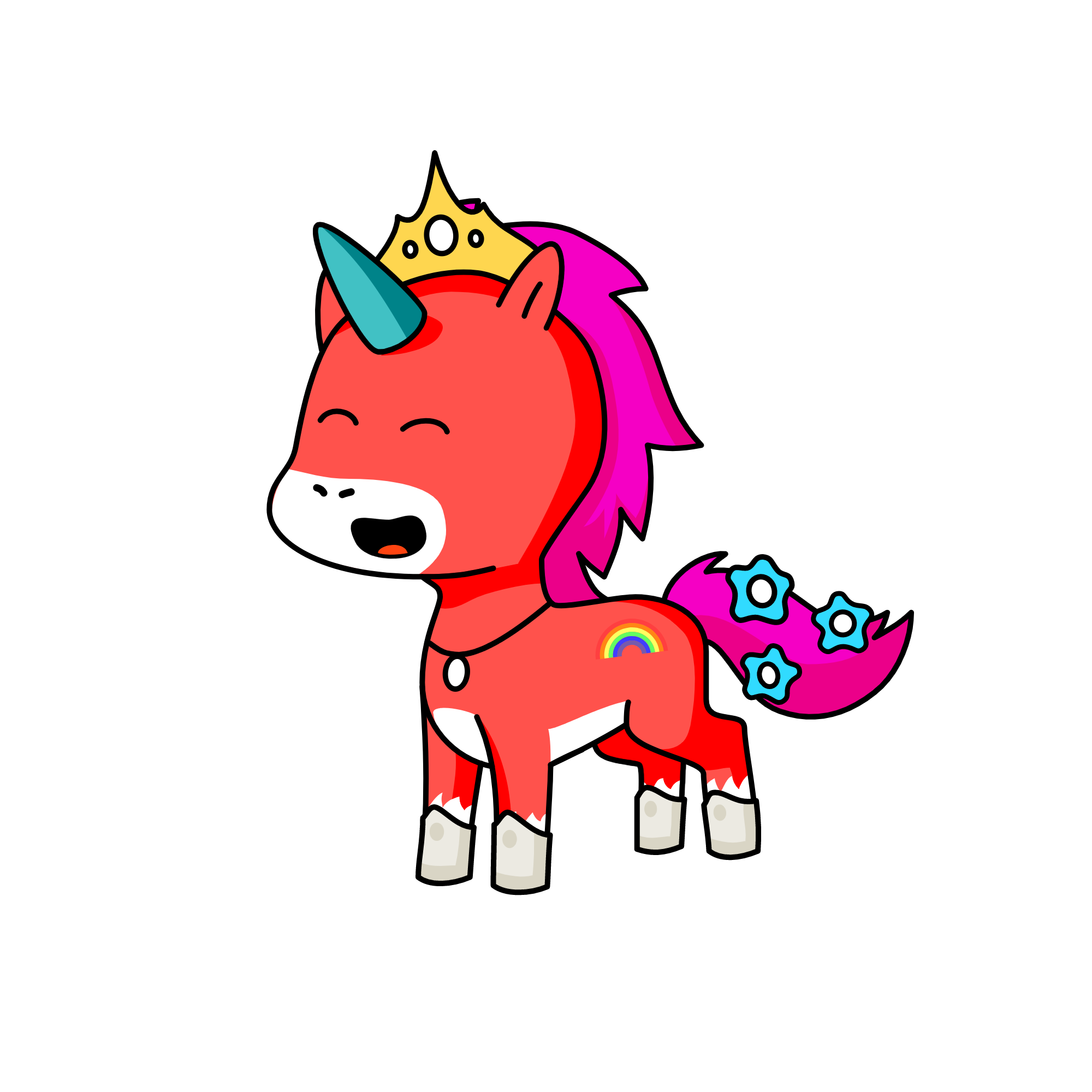 rainbow, the unicorn