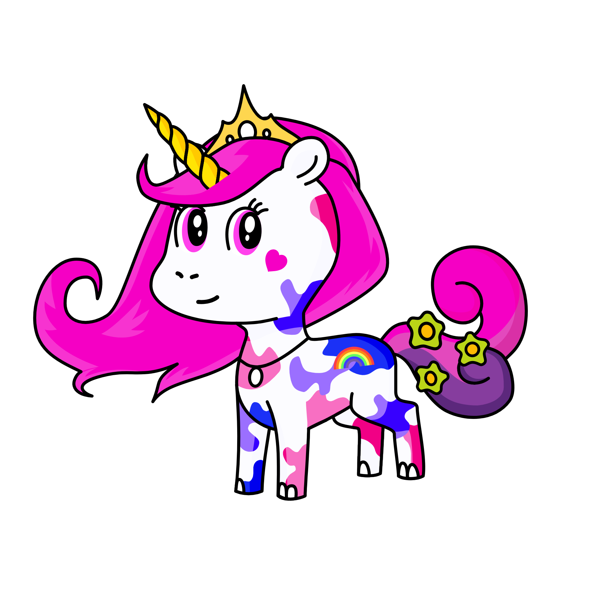 Shiny, the unicorn