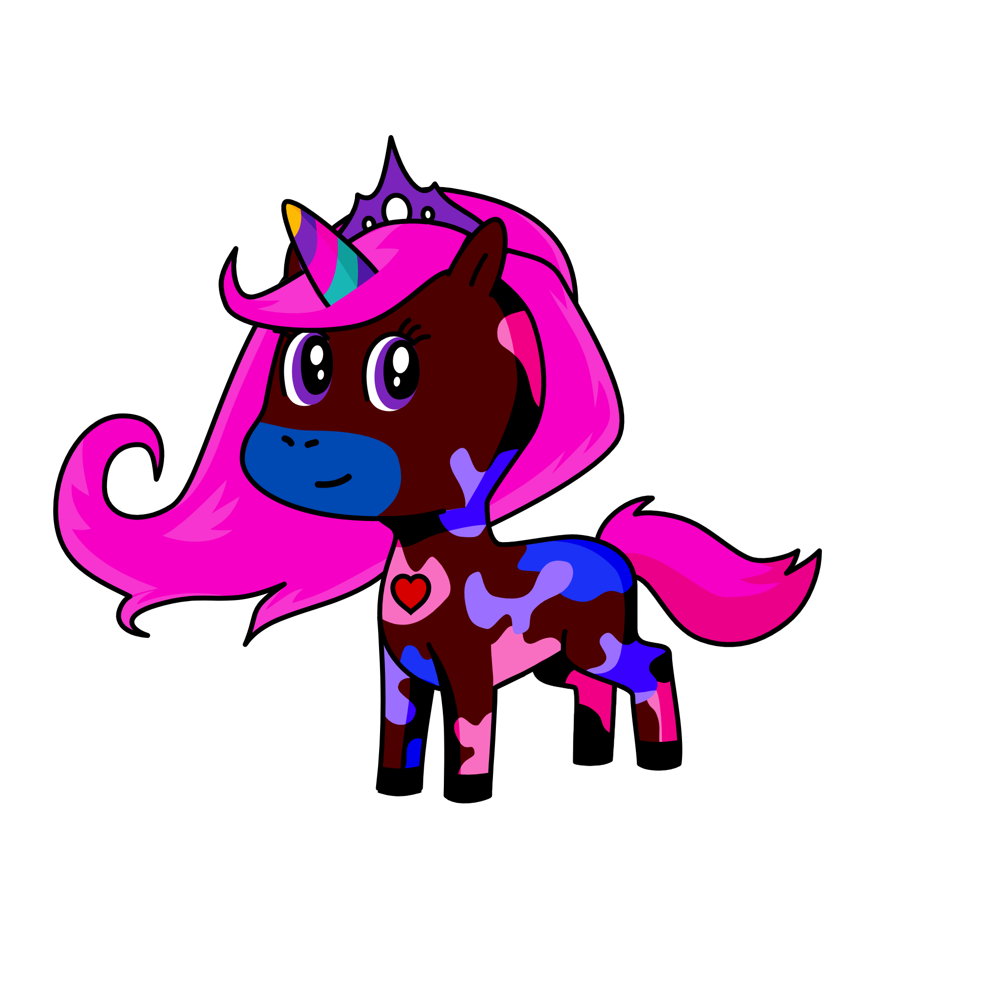 princess, the unicorn