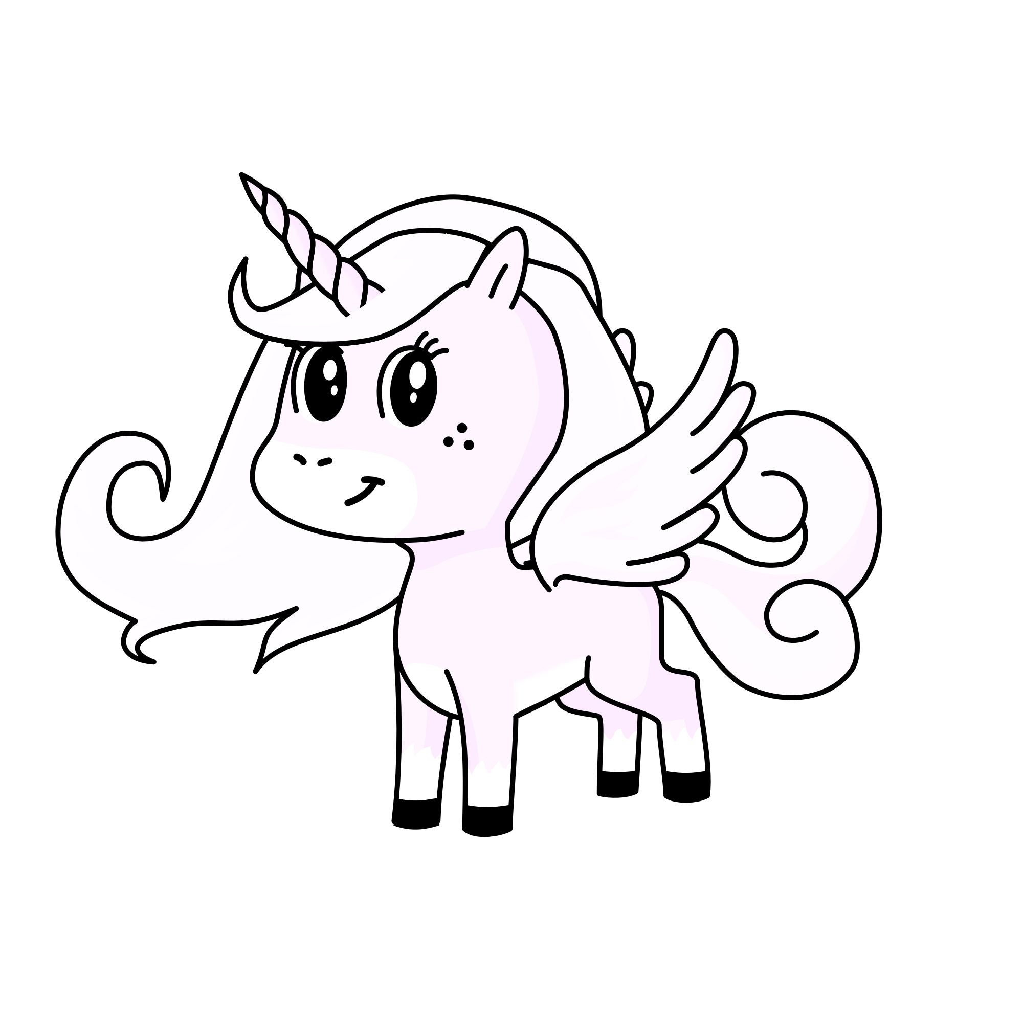 Winter Unicorn, the unicorn