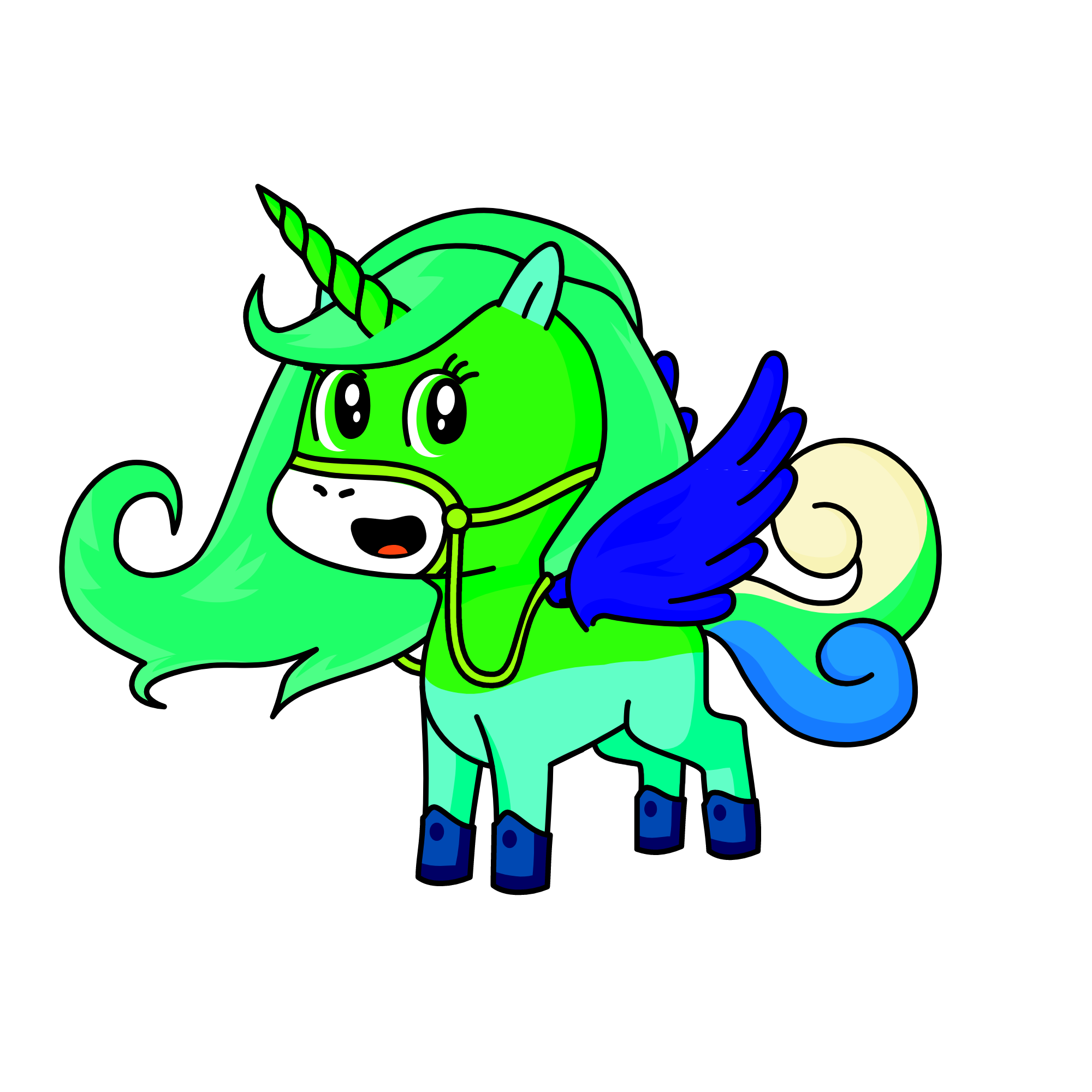 Coolicorn, the unicorn
