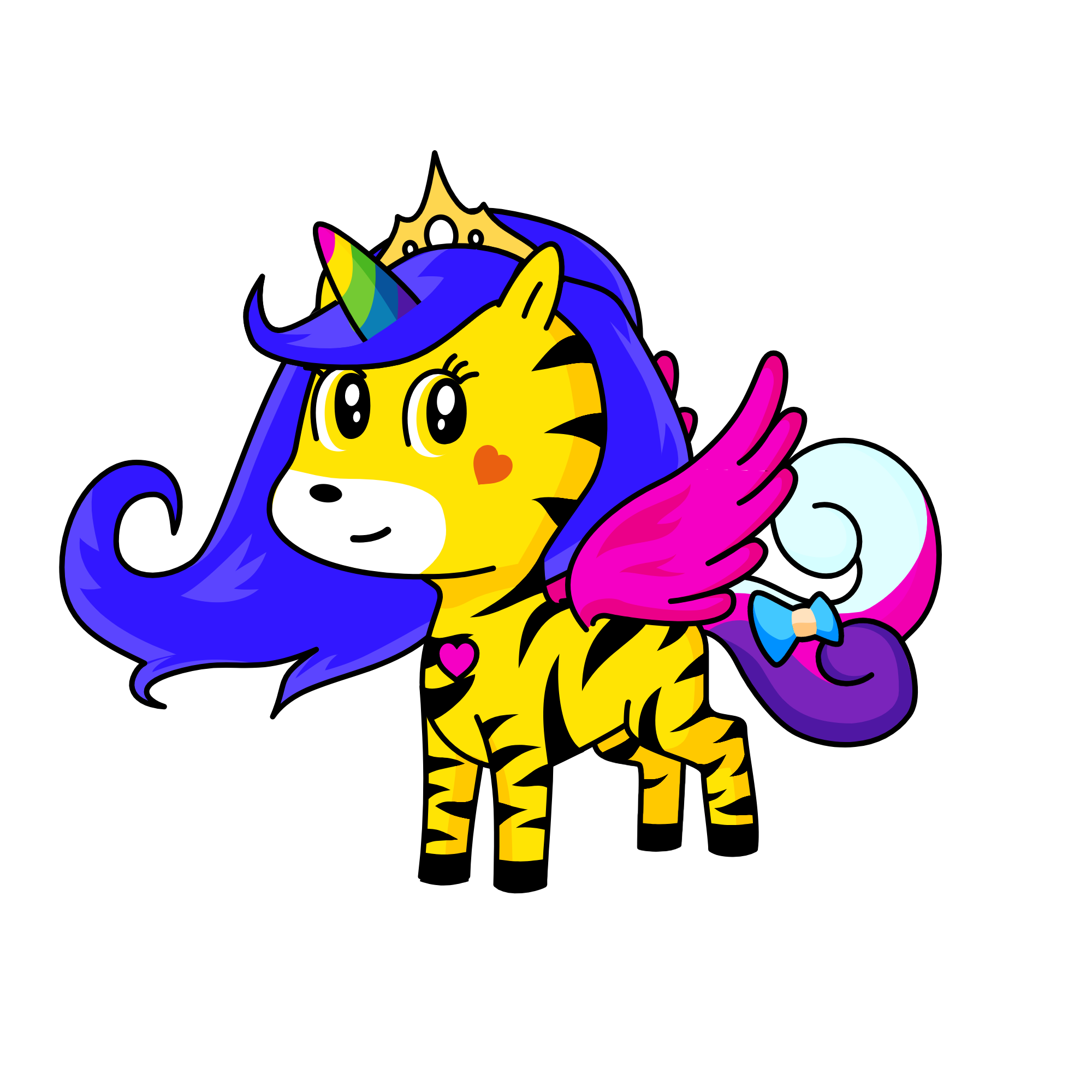 Cloudy, the unicorn