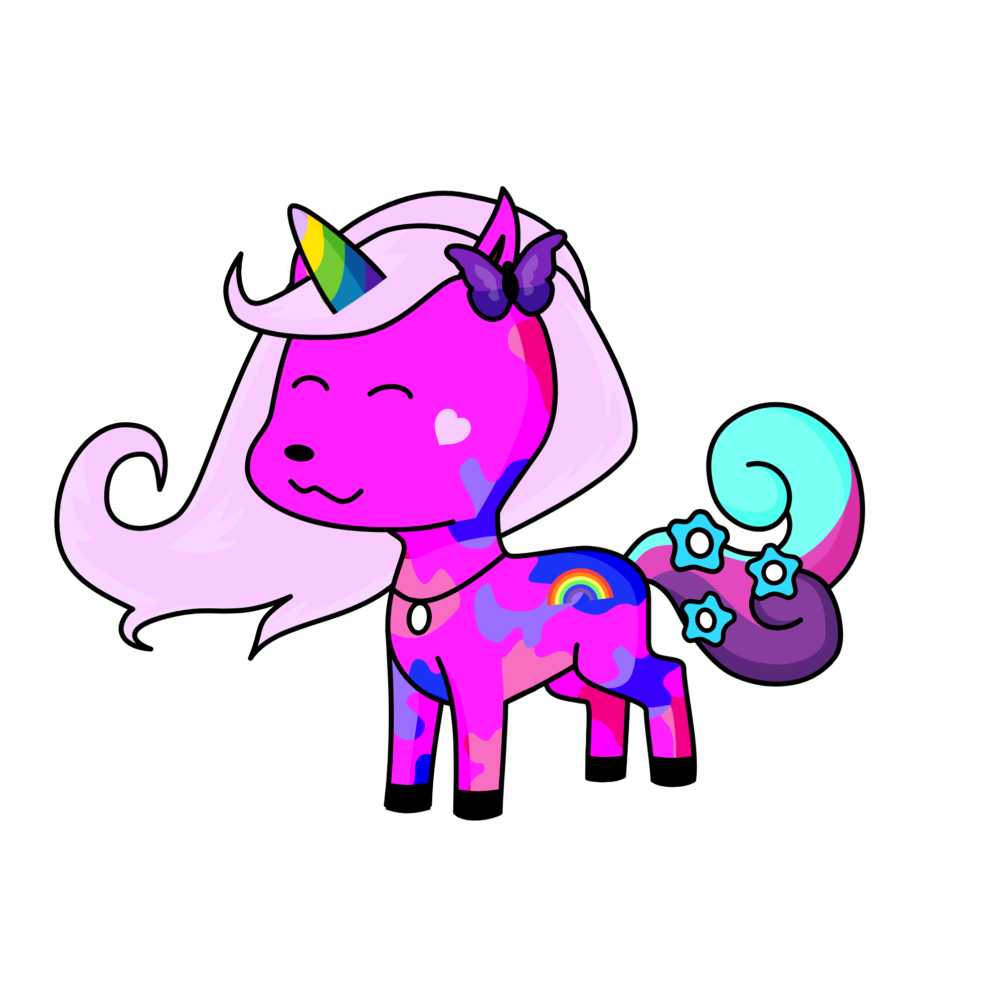 rainbow, the unicorn