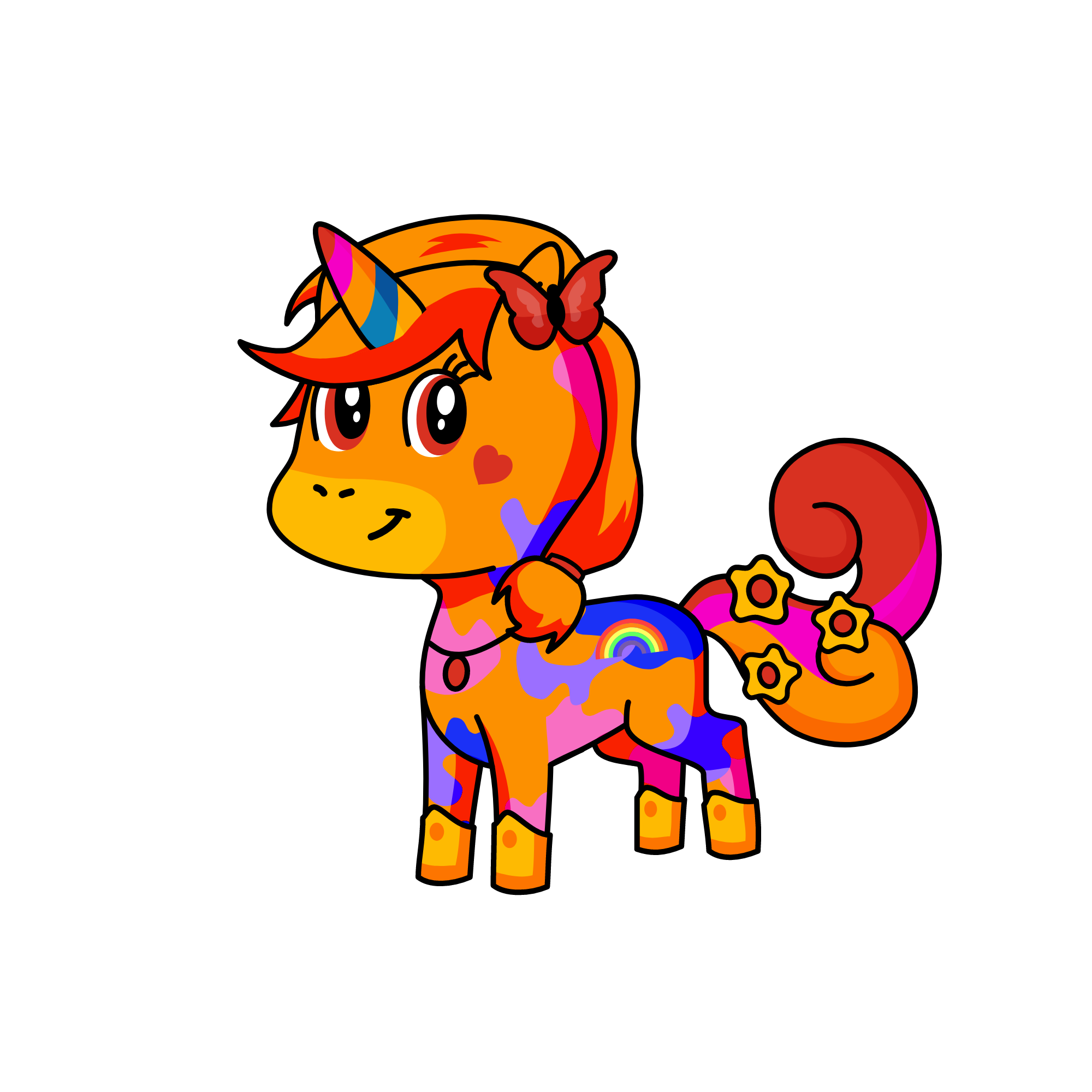 rainbow, the unicorn