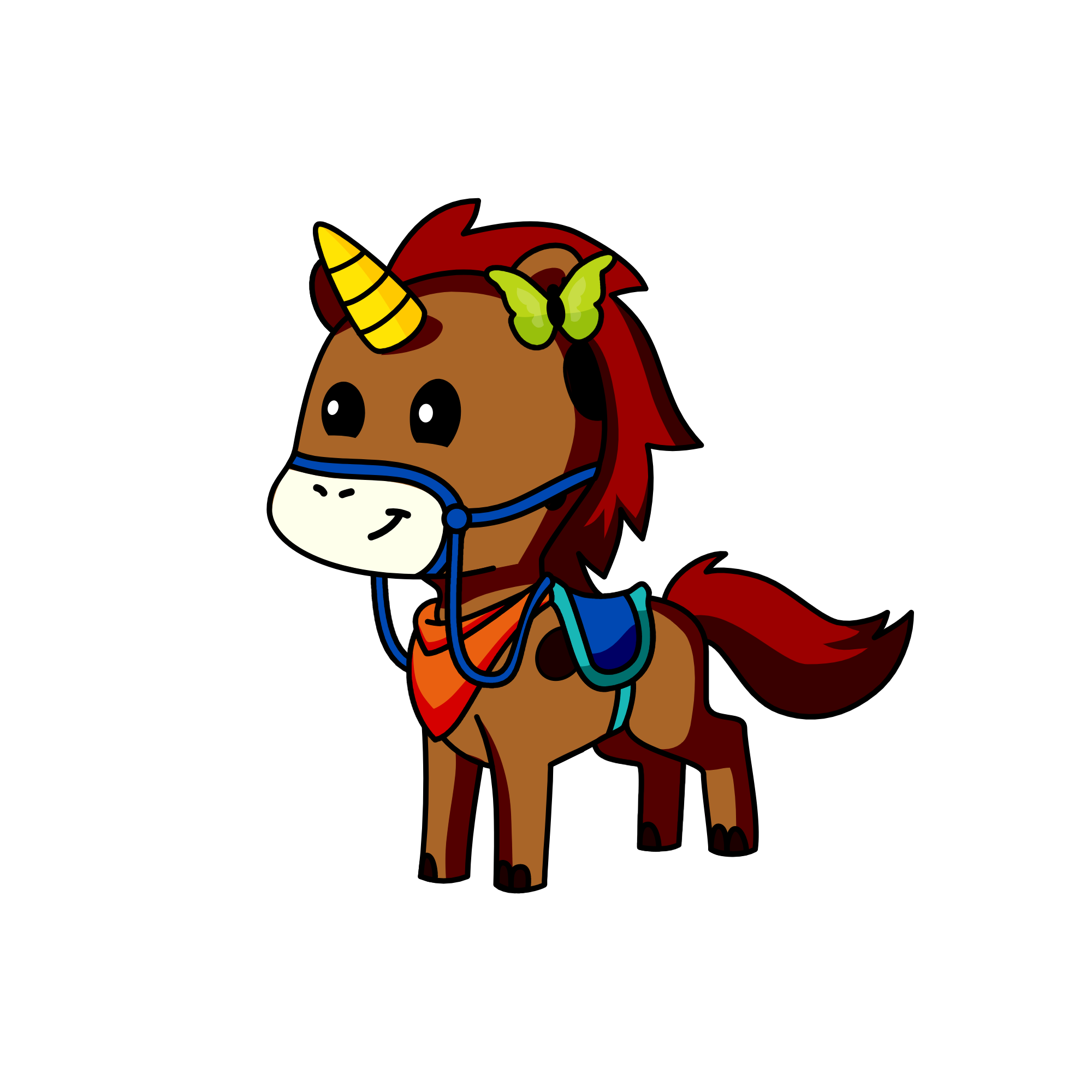bucket, the unicorn