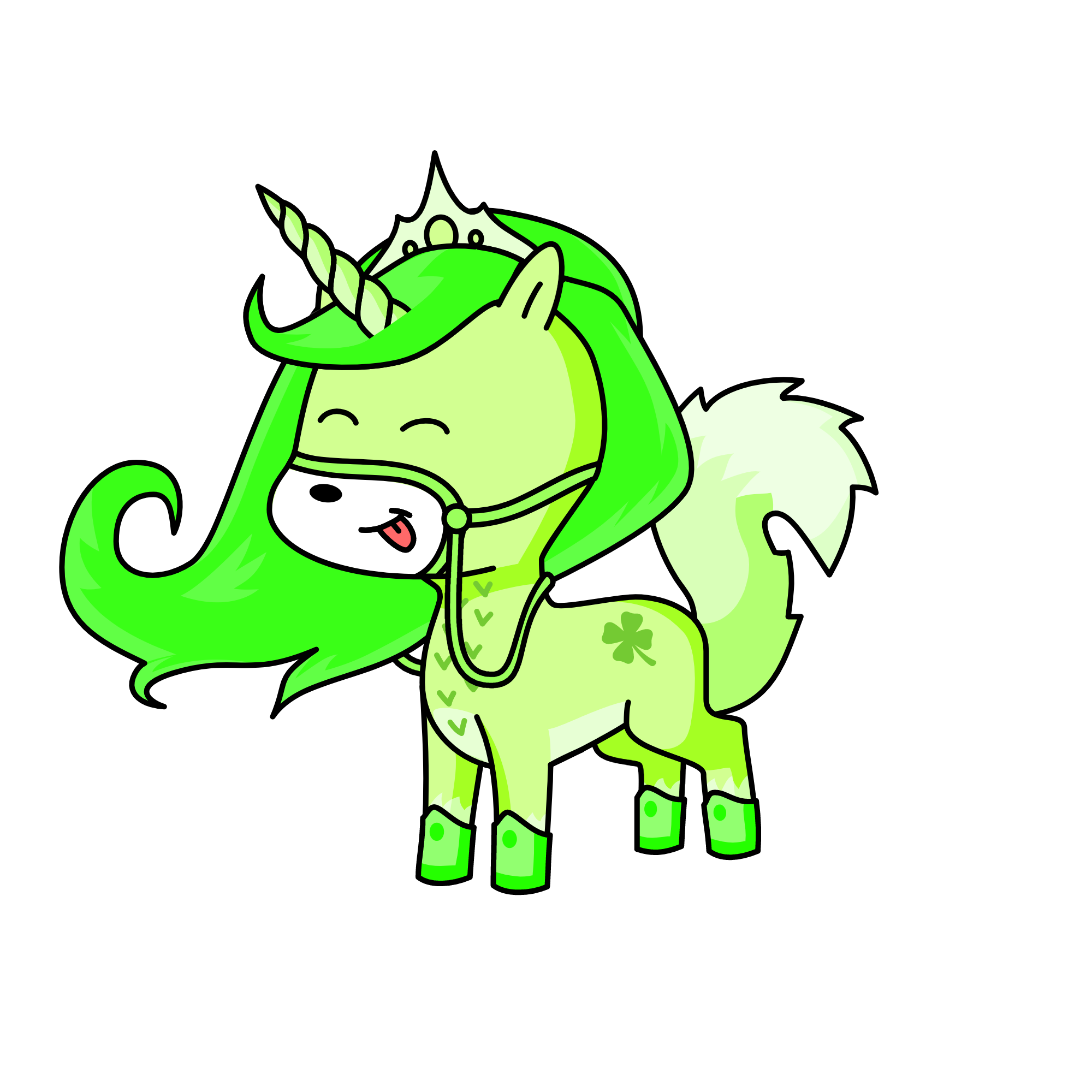 QueenGreen, the unicorn