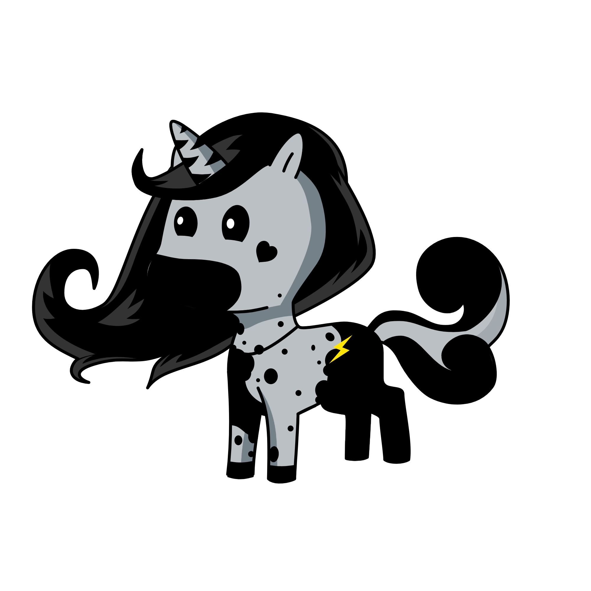 blackshado, the unicorn