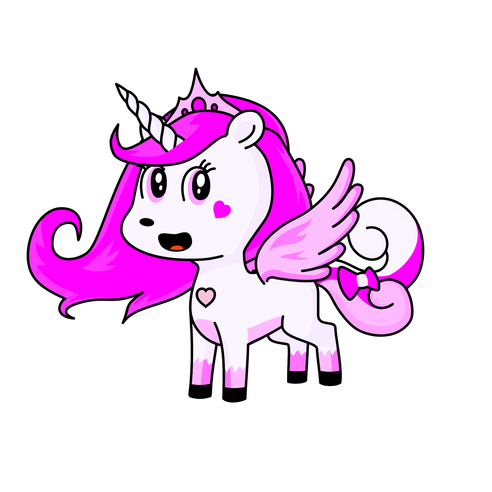 the five years old uni, the unicorn