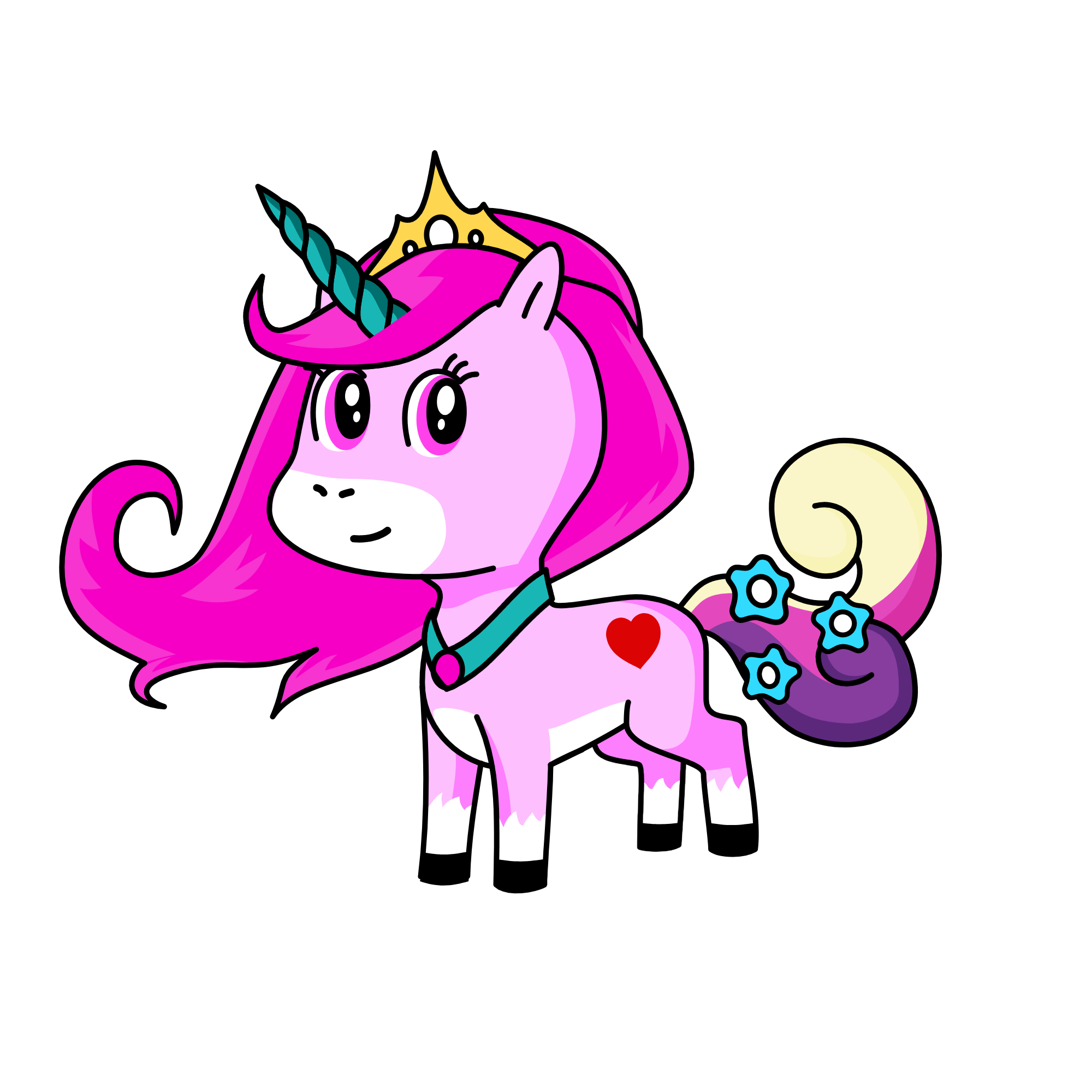 Fluttershy, the unicorn