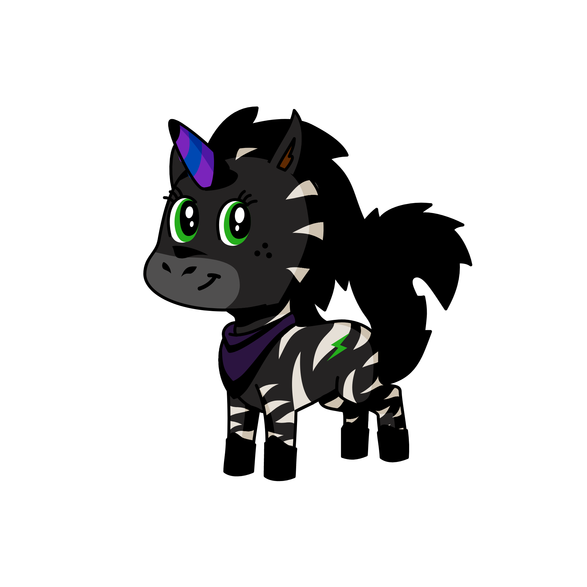 Maleficent, the unicorn