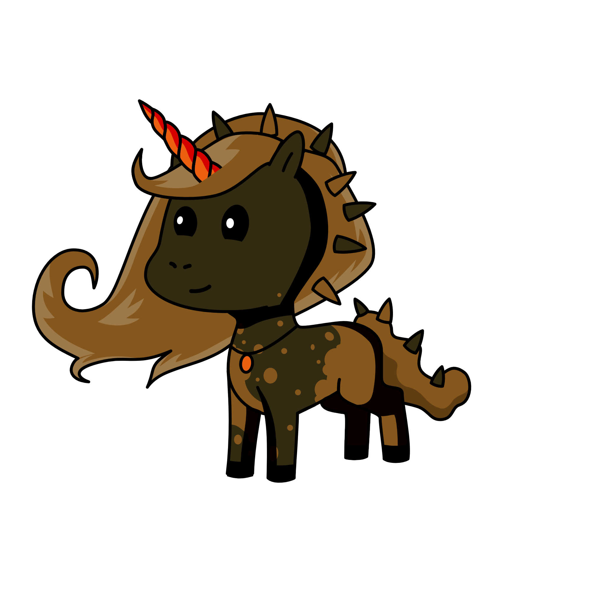 Amber, the unicorn