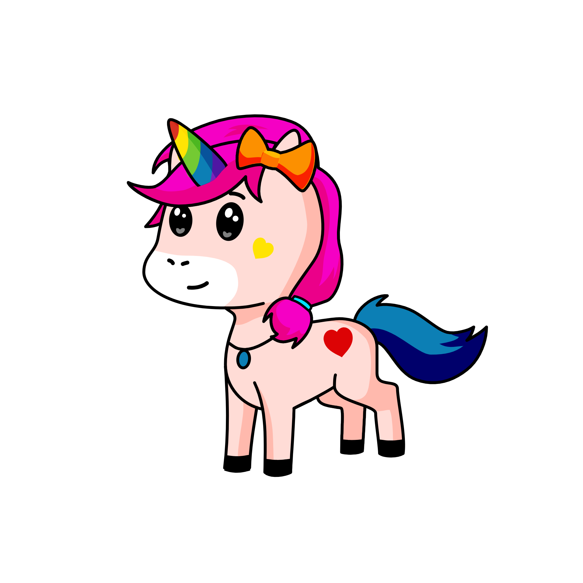 Hinano, the unicorn