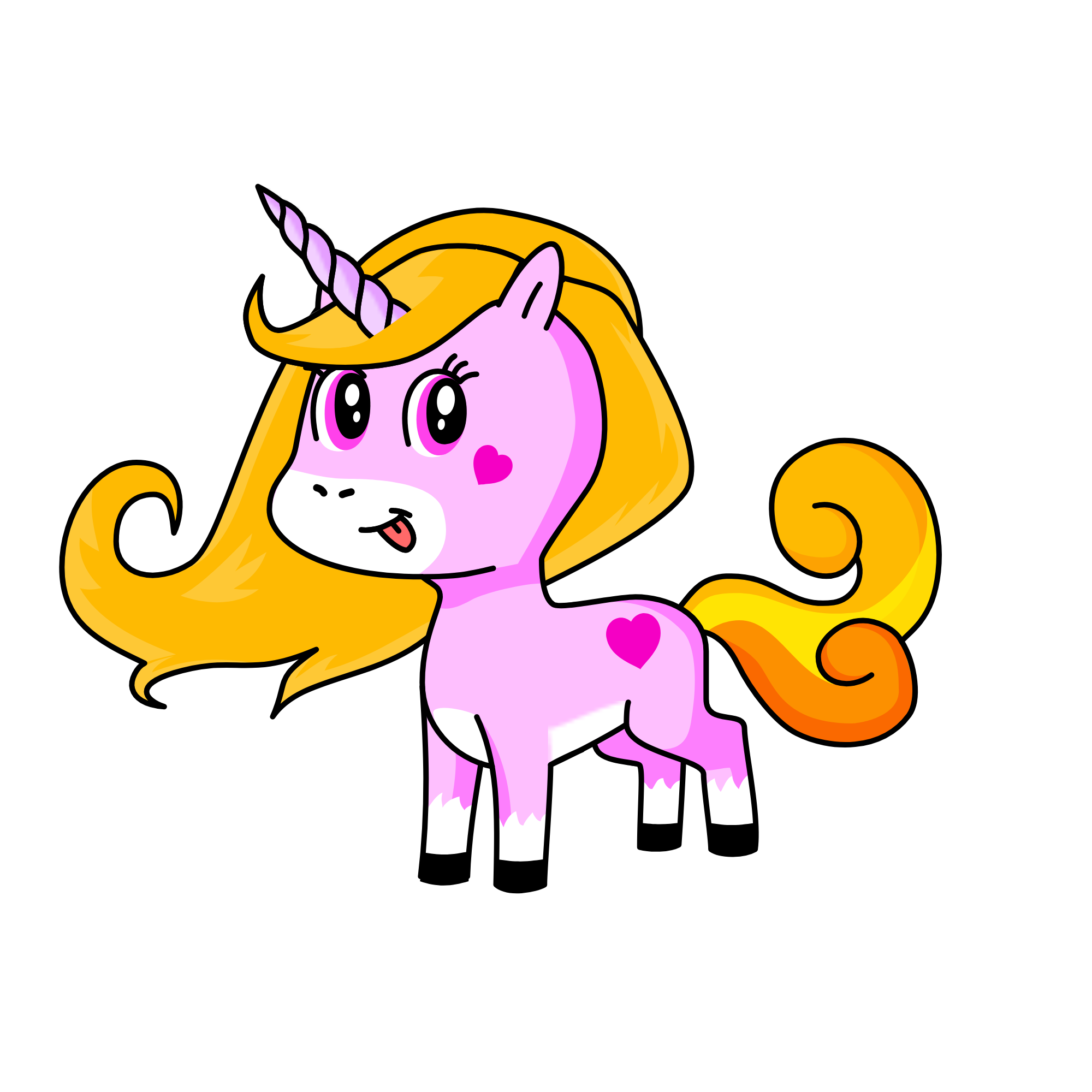 pinky, the unicorn