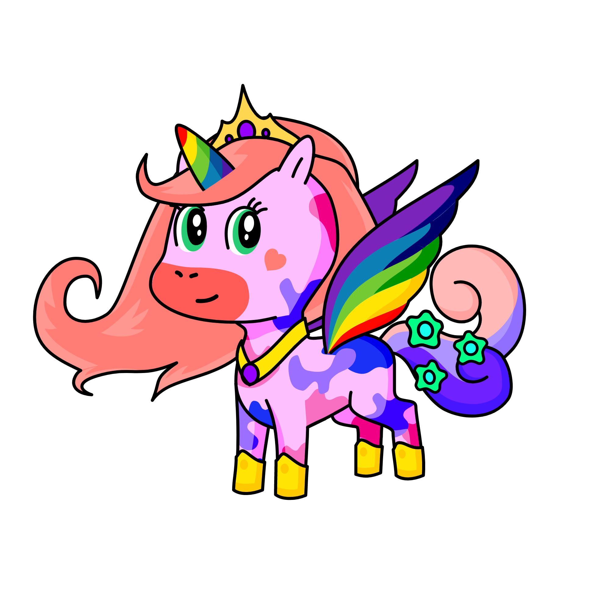 Rainbow Valey Lili, the unicorn