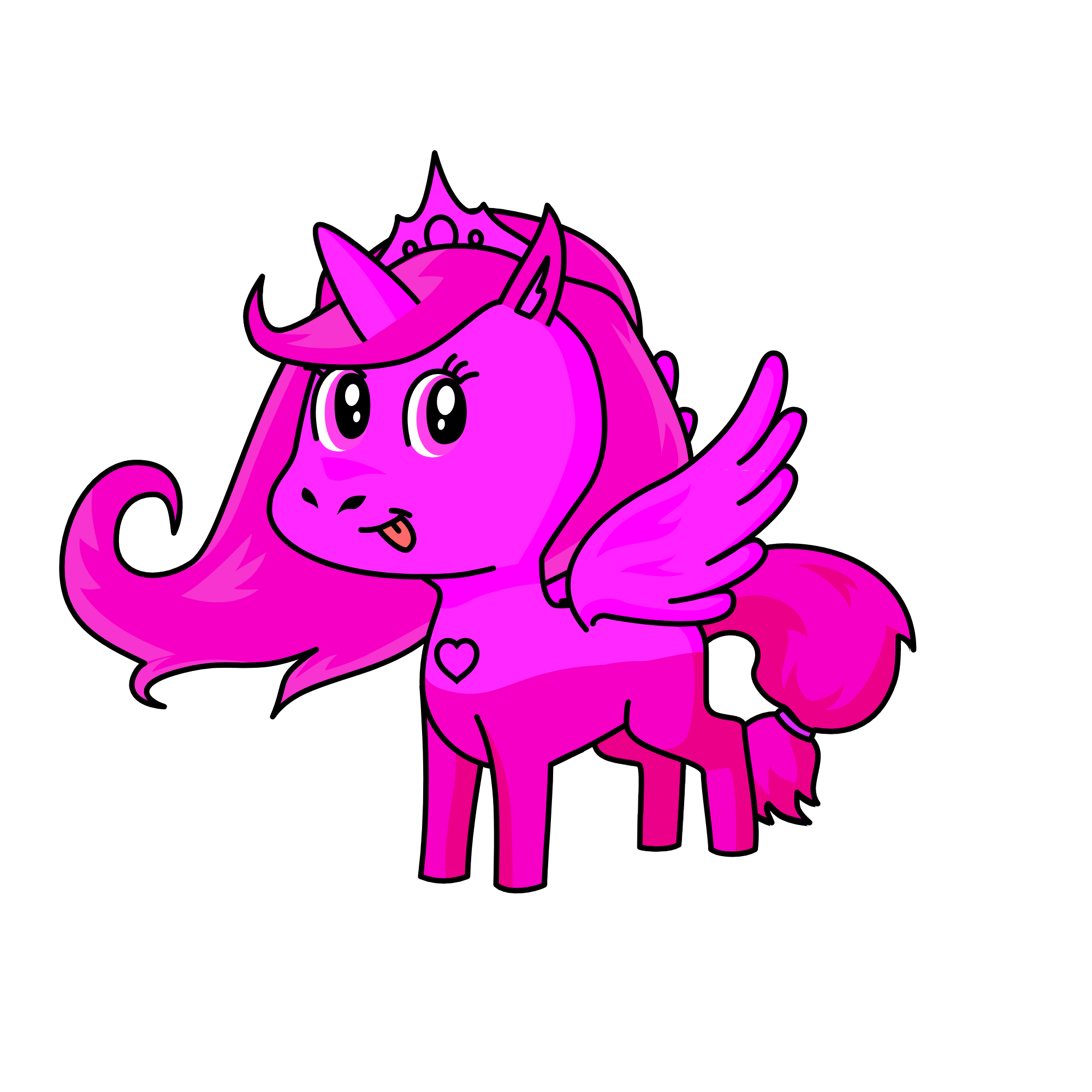 Pinky pie, the unicorn