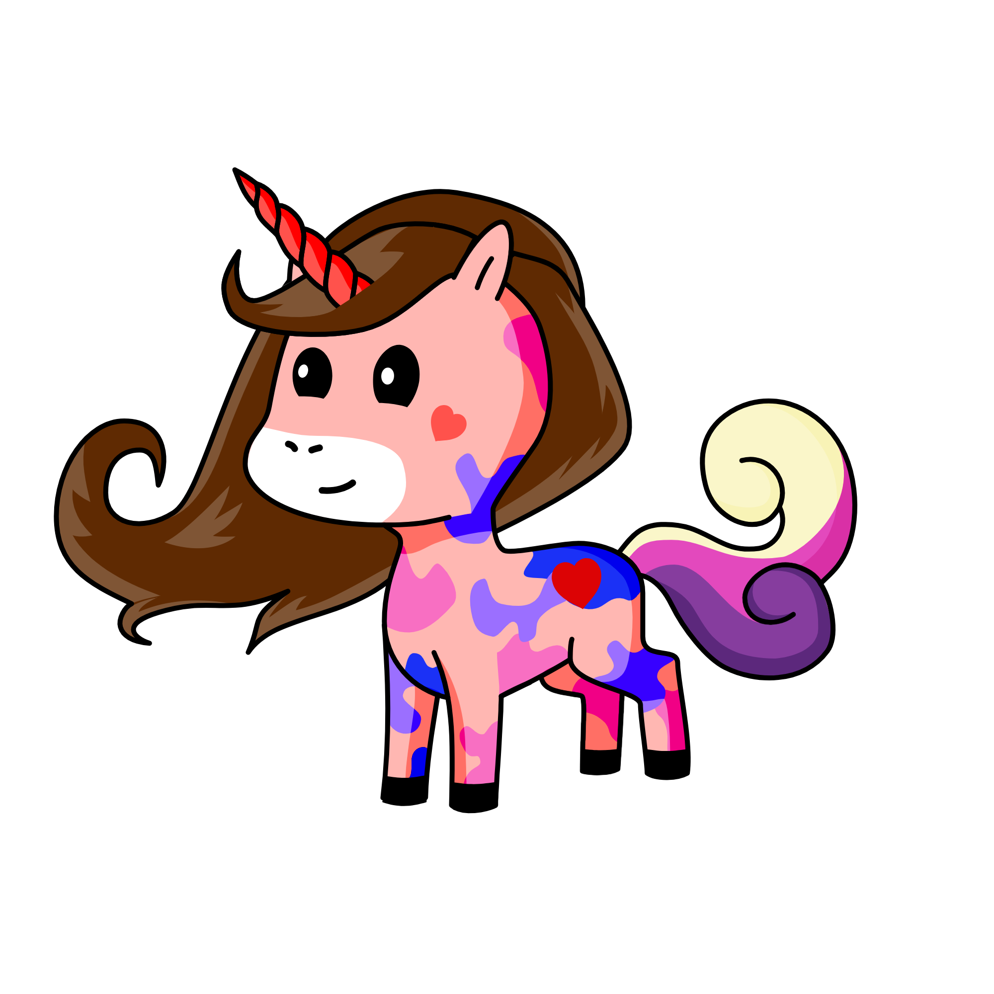 b, the unicorn