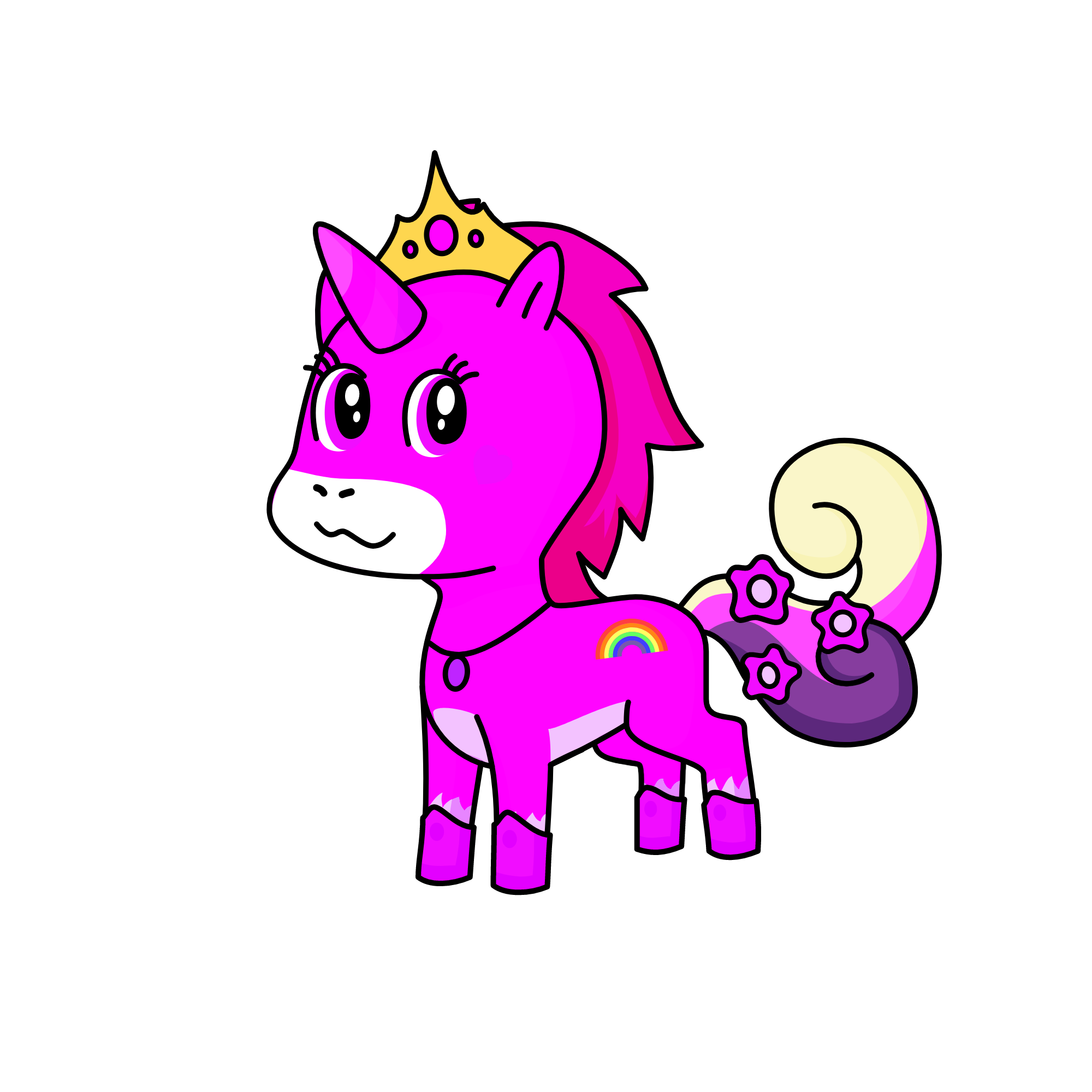 rainbow, the unicorn