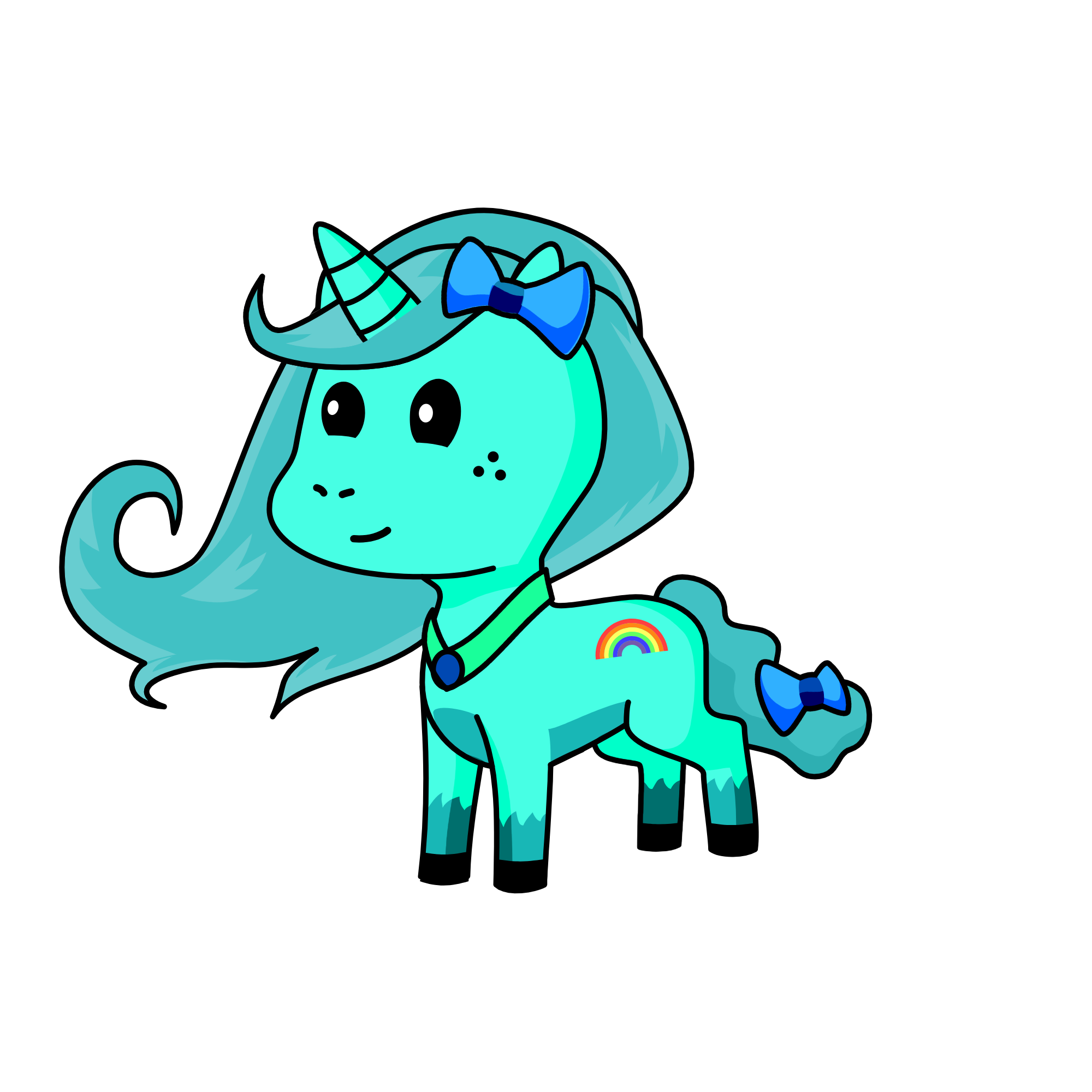 Sky, the unicorn