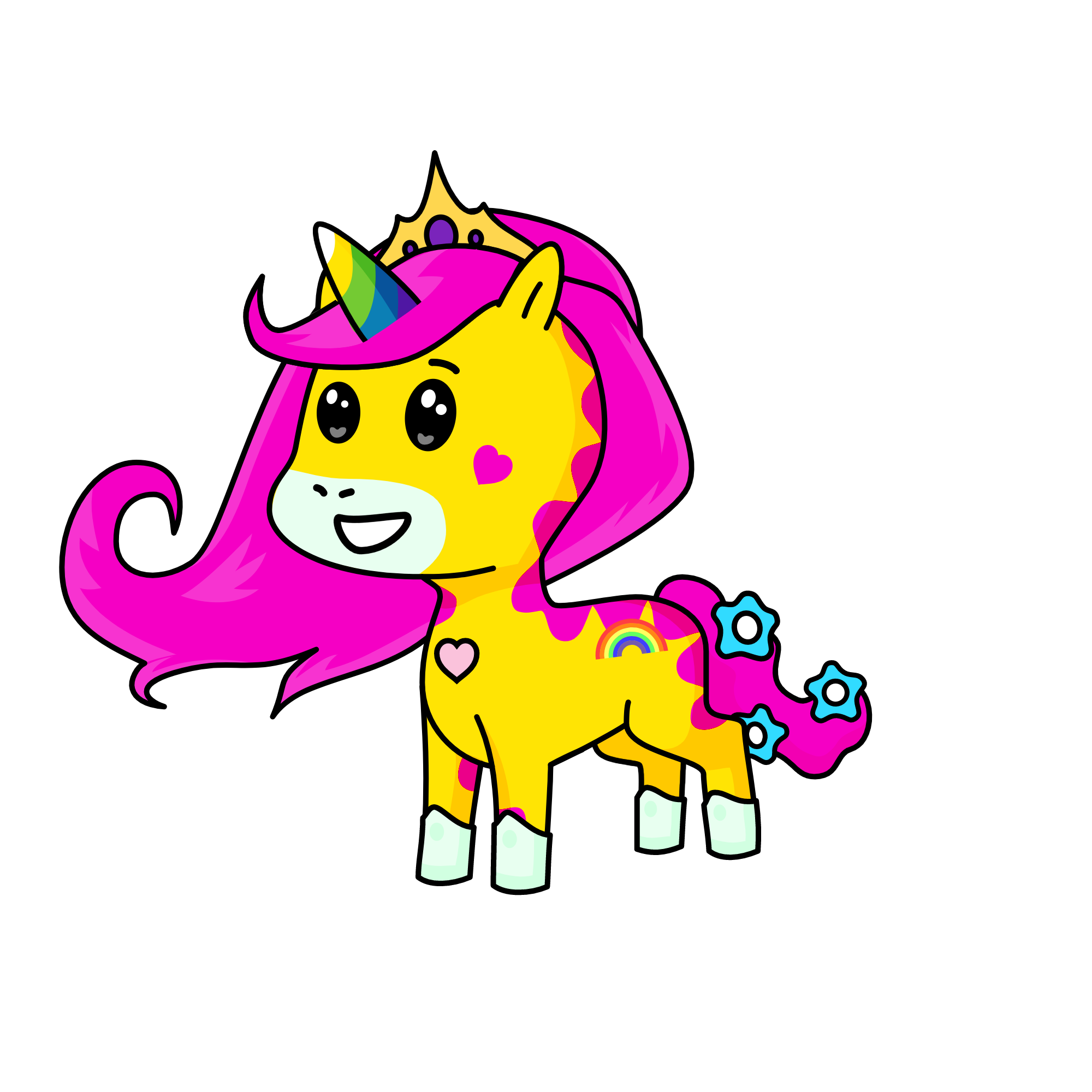 pinky, the unicorn