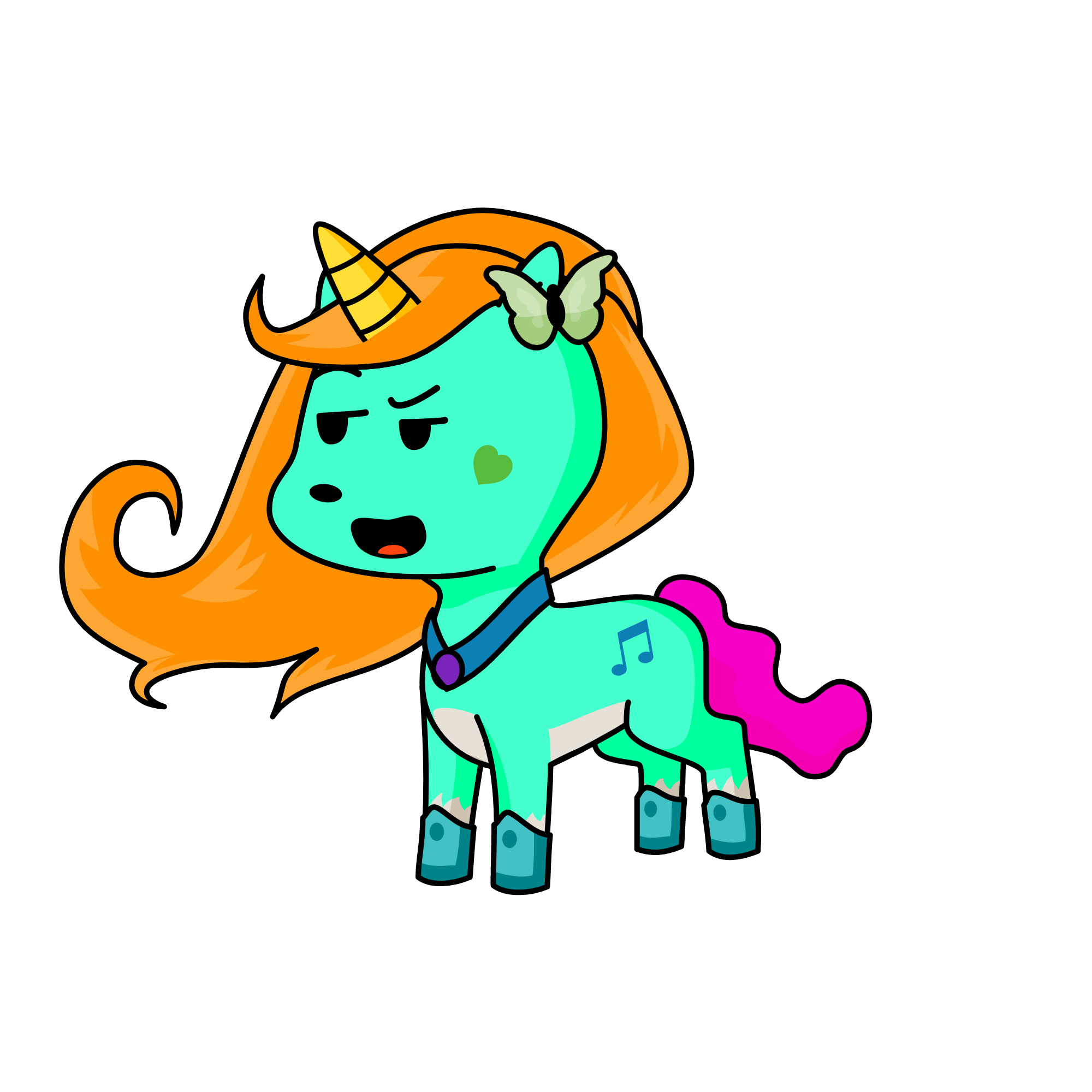 sara[fighter], the unicorn