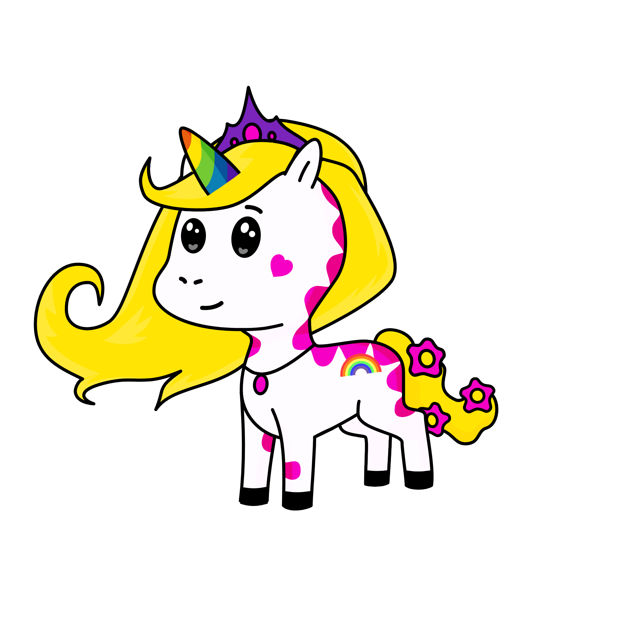 rainbowee, the unicorn