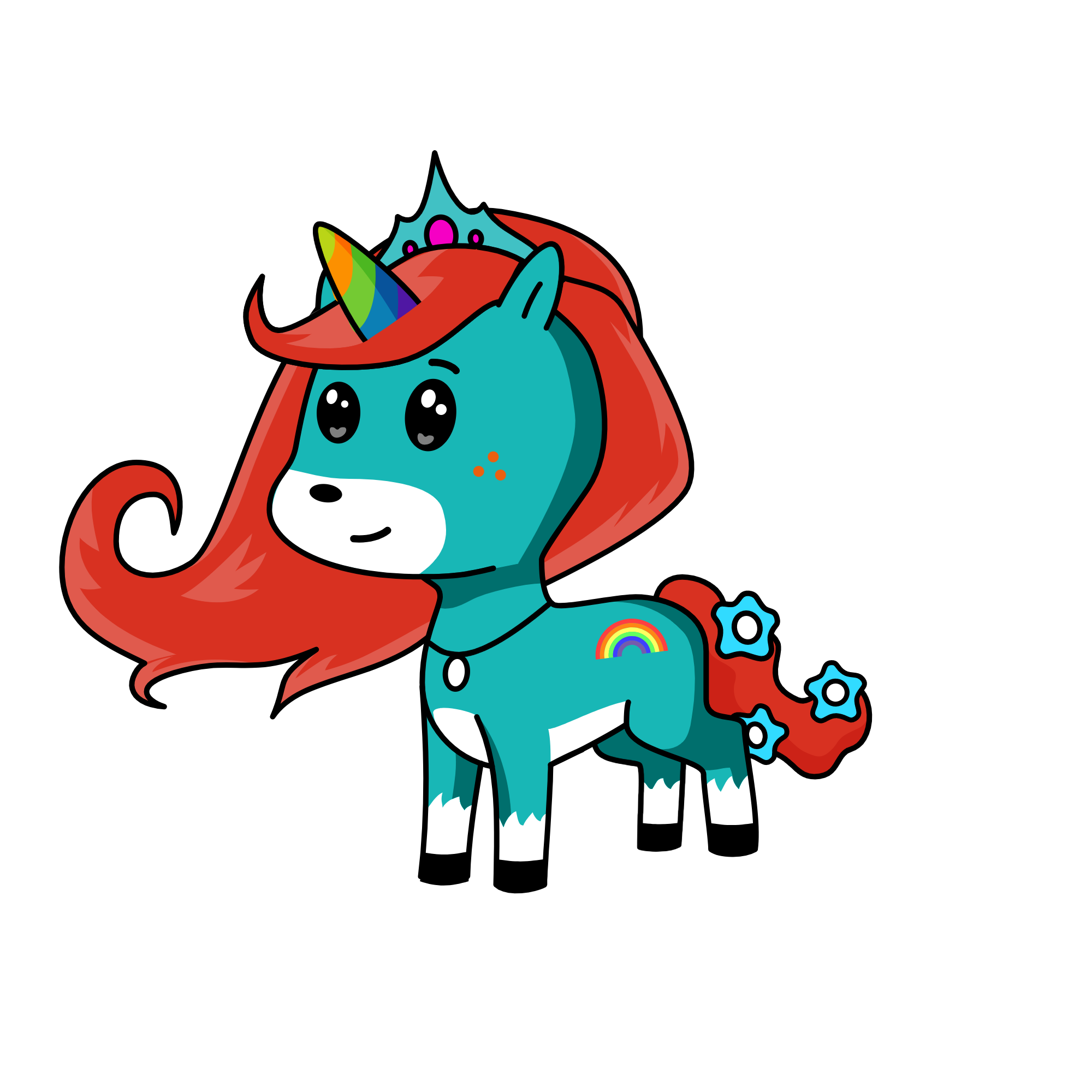rainbow, the unicorn