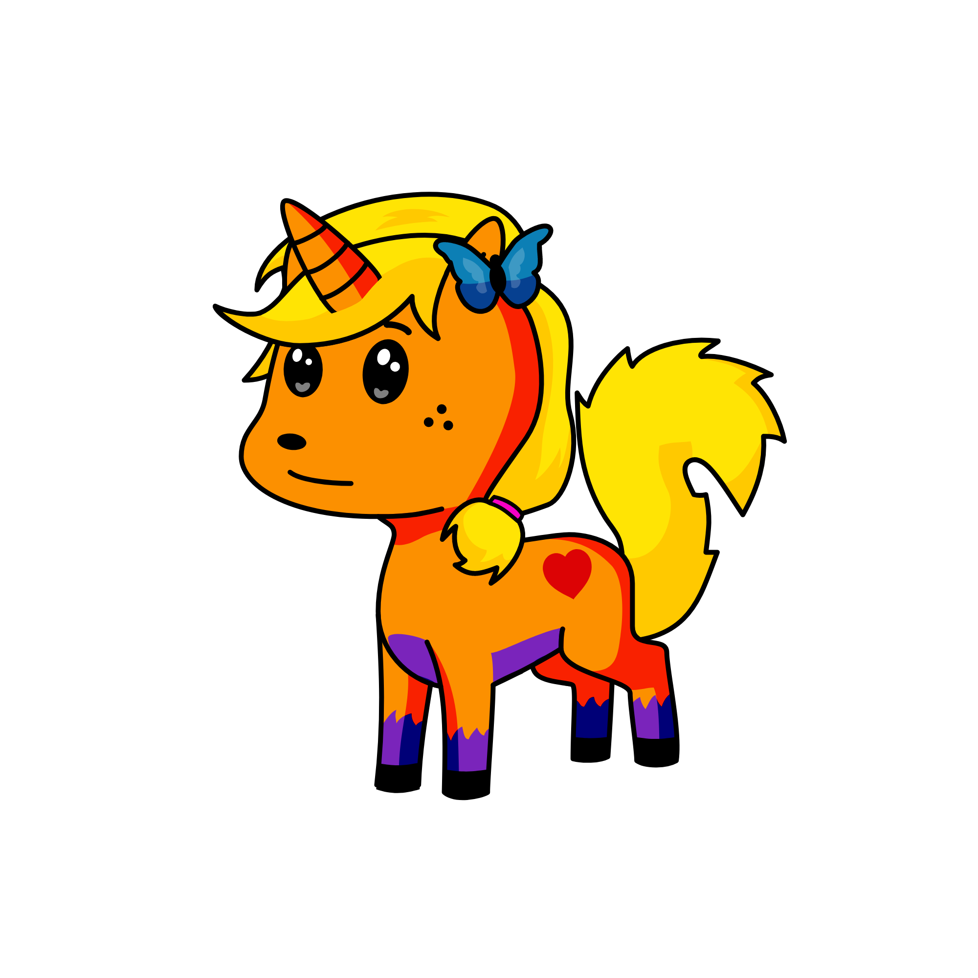 Foxy, the unicorn