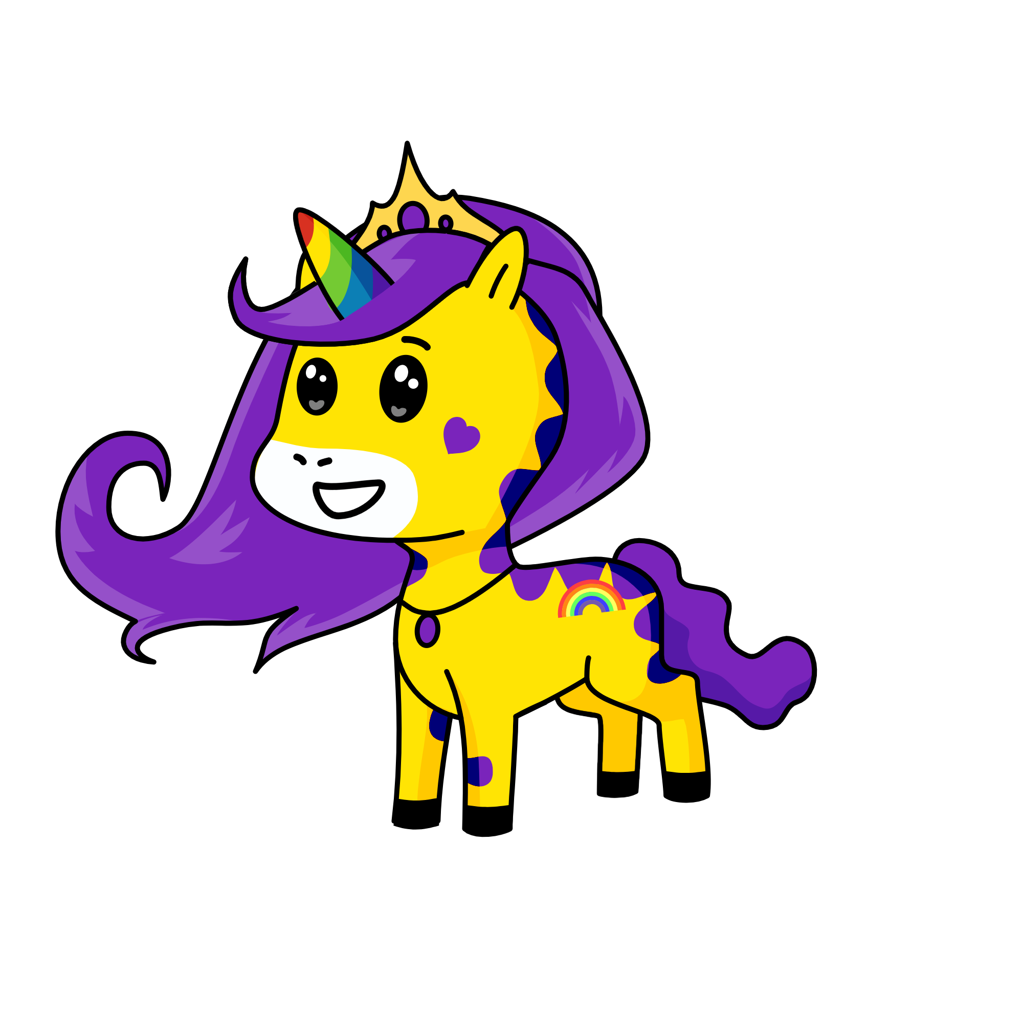 voilet, the unicorn
