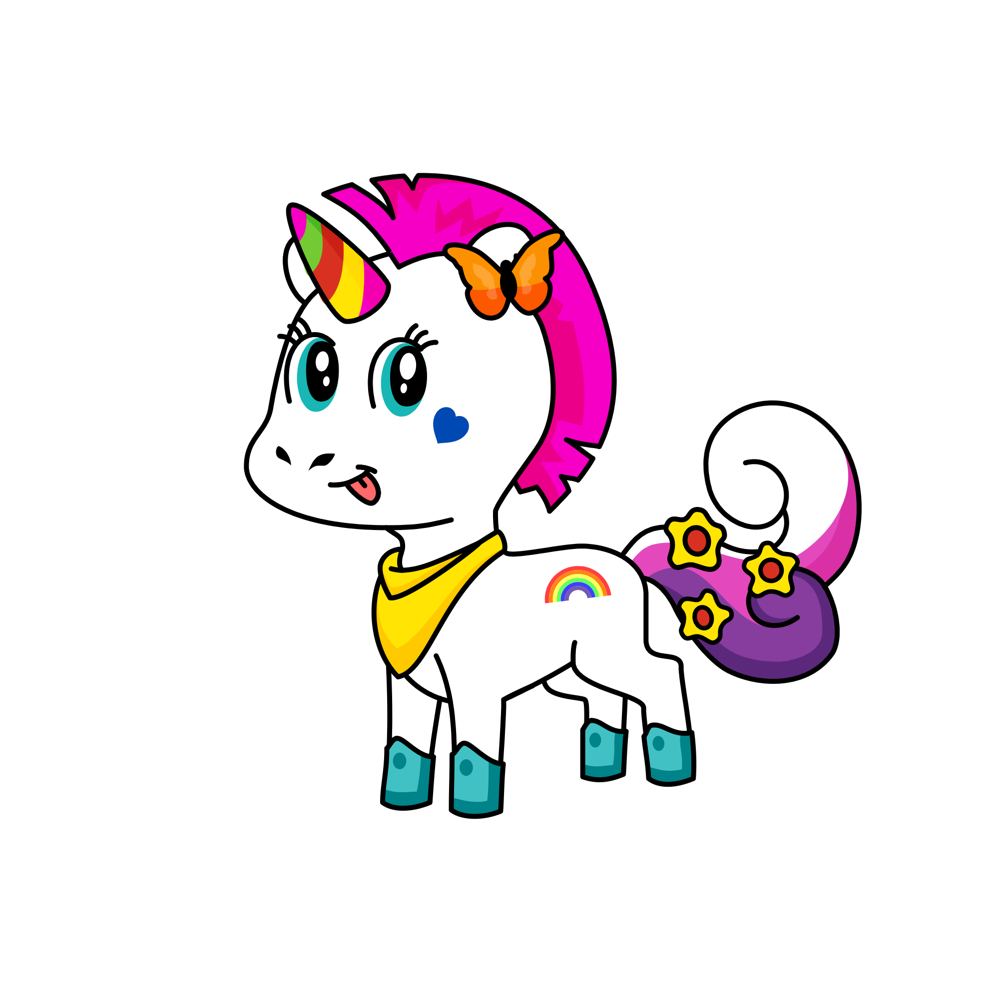 Ophelia, the unicorn