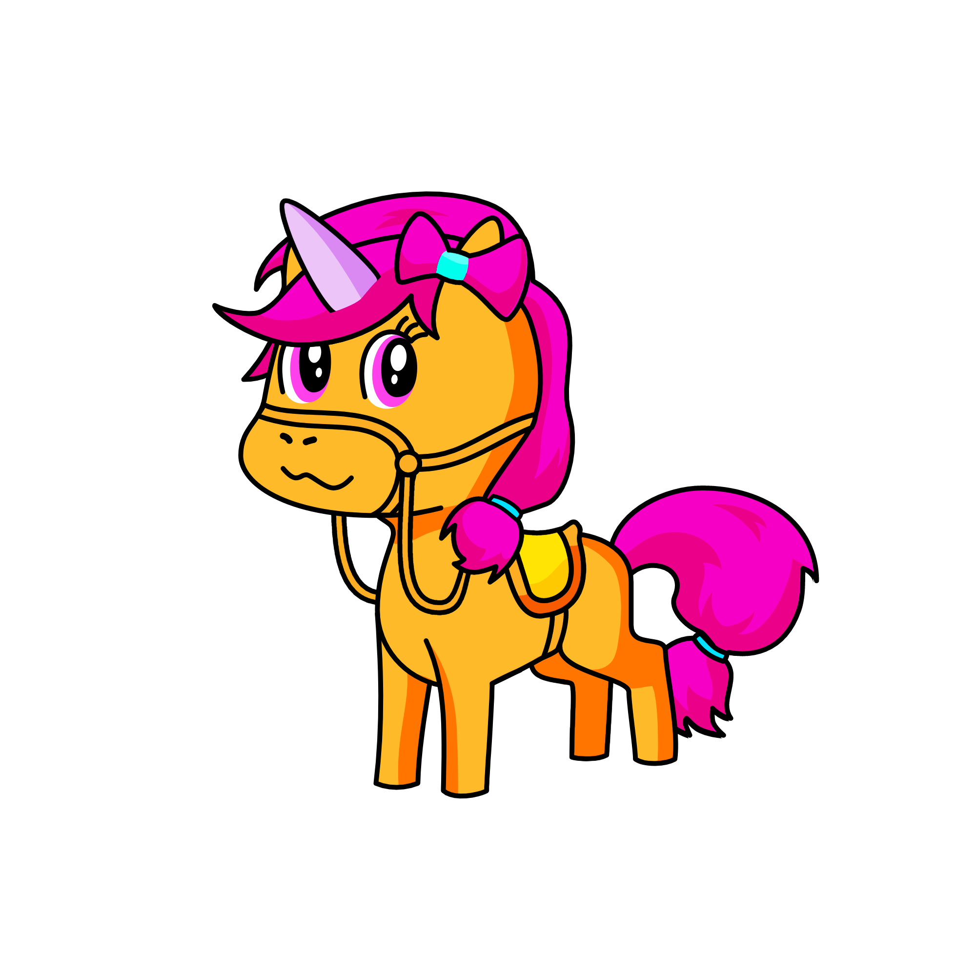 Cupcake, the unicorn