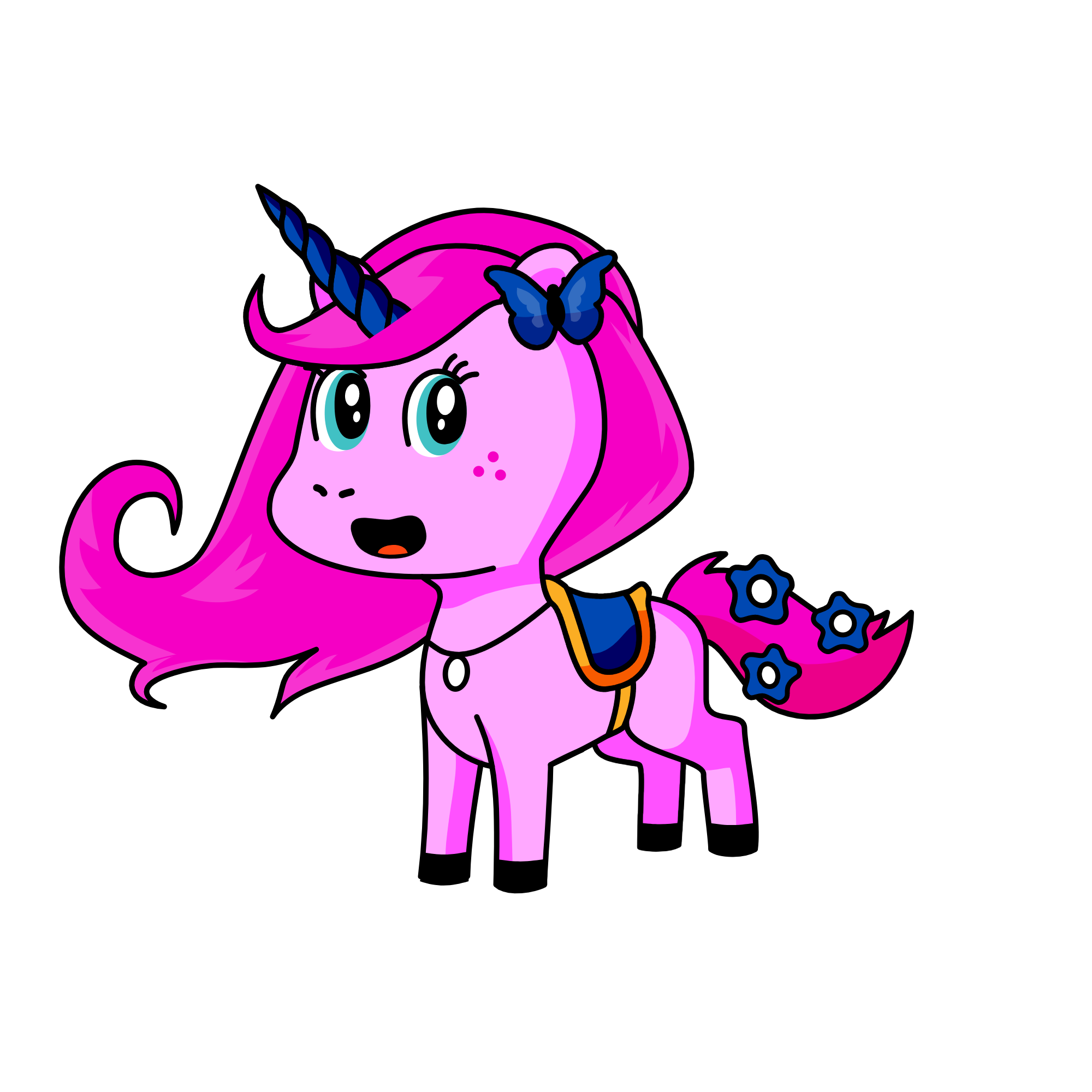 Prinecess Pinkie, the unicorn