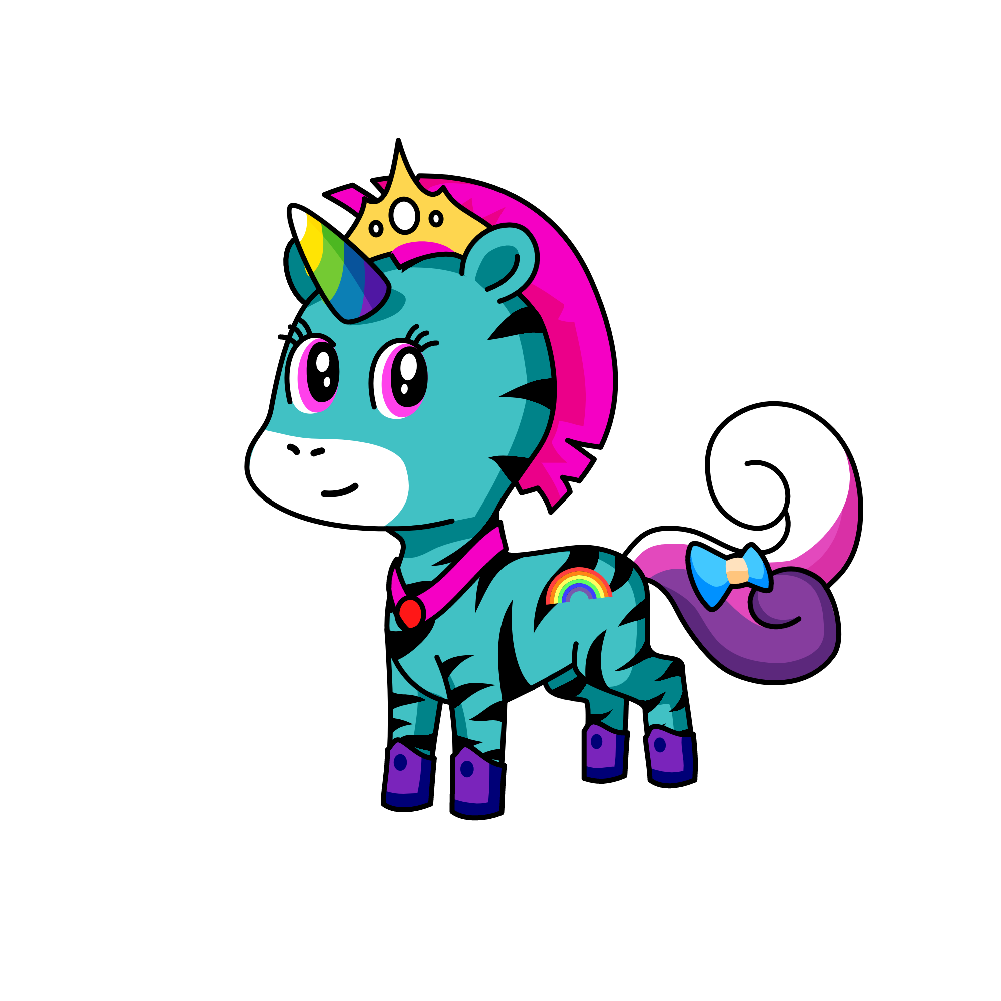 princess, the unicorn