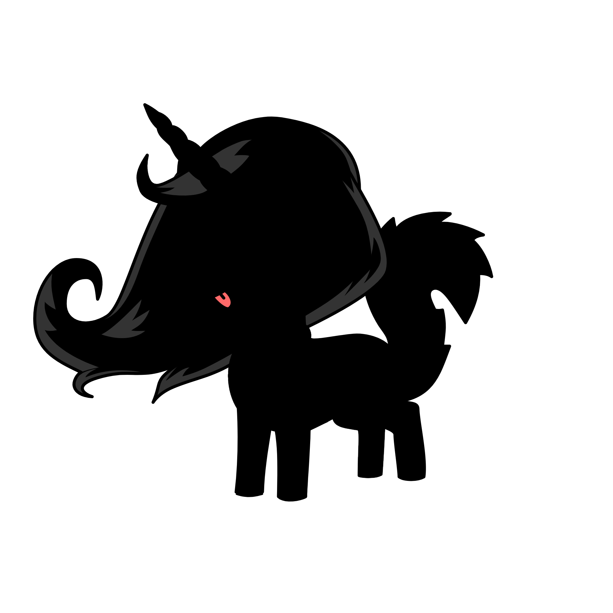 dark merong, the unicorn