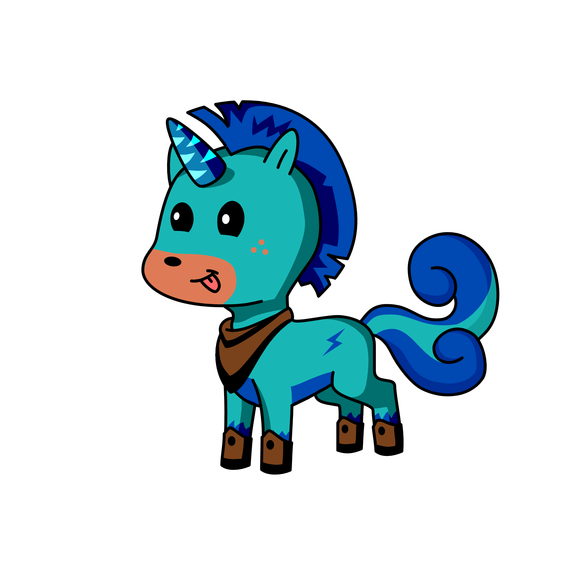 pluto :), the unicorn