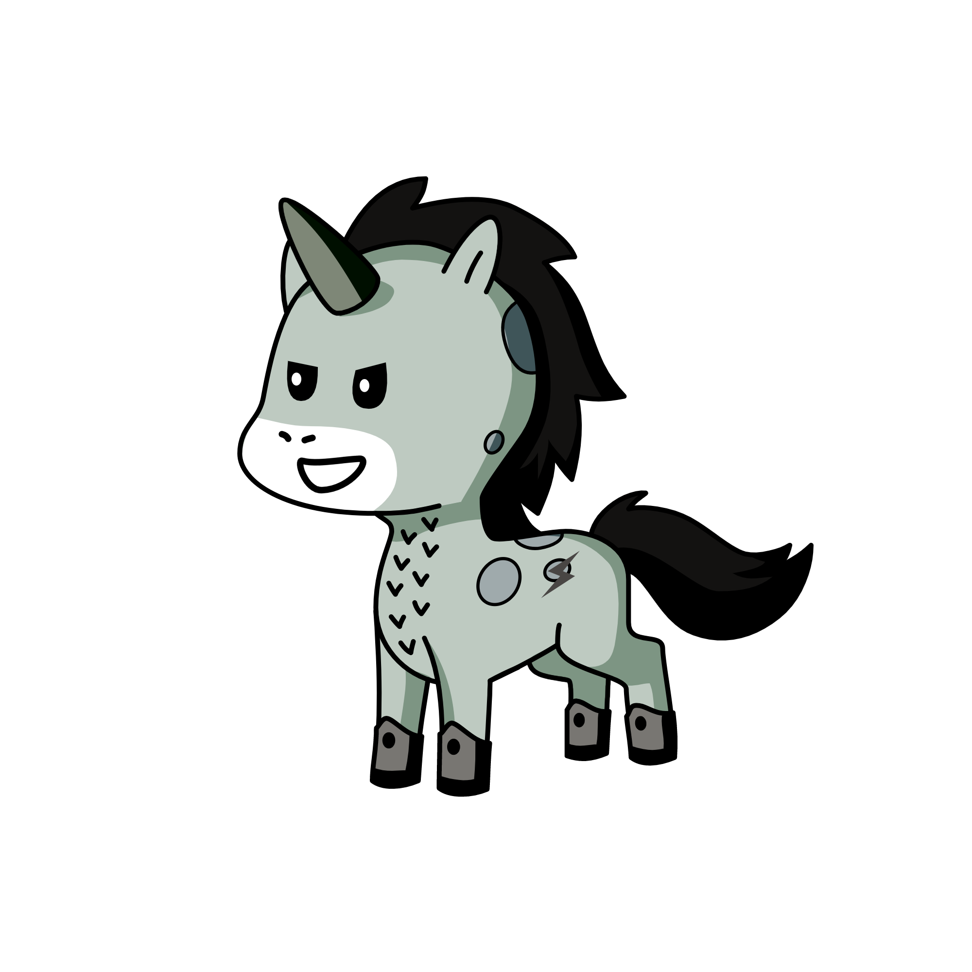 brick, the unicorn