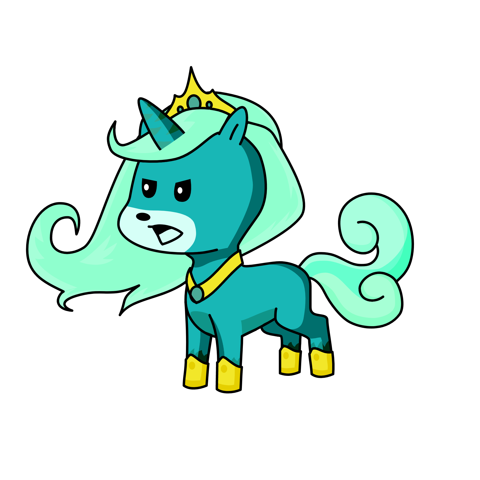 Captain U, the unicorn