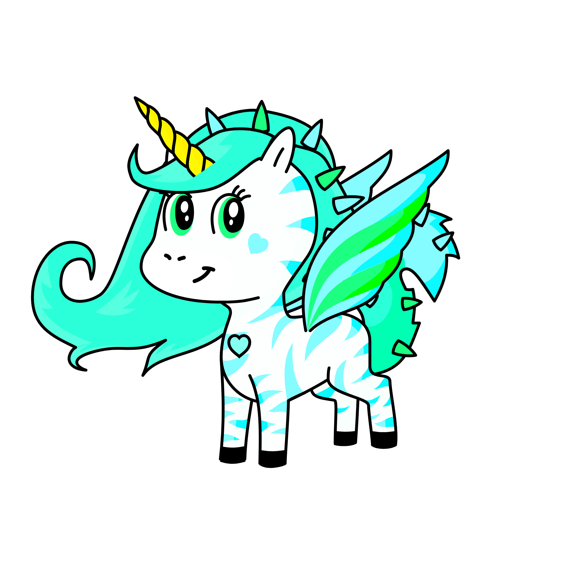 冰雪公主, the unicorn